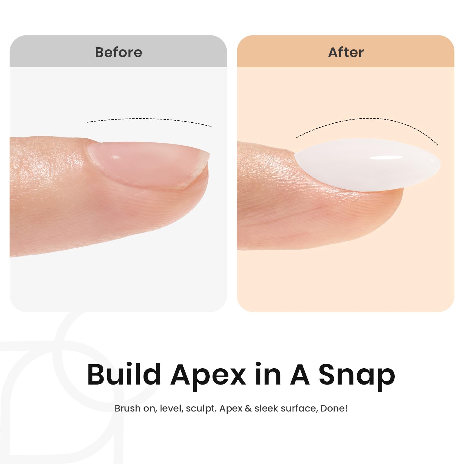 Beetles Builder Gel for Nails -0.5 oz 7 in 1 Milky White Nail Thickening Strengthening Building Apex for Beginner DIY Salon at Home,White Builder Nail Gel, UV & LED Lamp Cured Needed