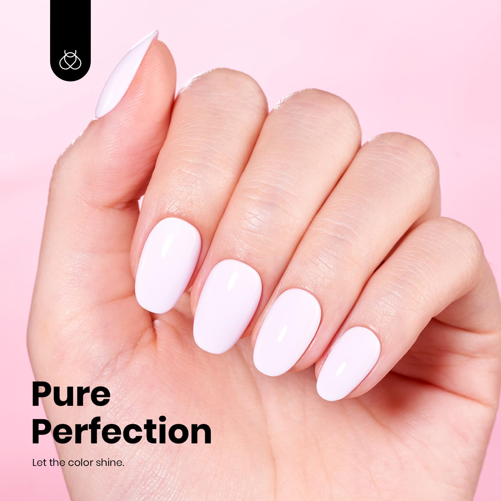 Hema - Free Cream Puff - 15ML Baby Pink Gel Polish