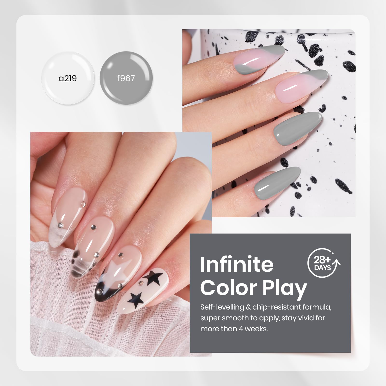 Prime High Gloss Shine - 6 Color Gel Nail Polish Kit – Beetles Gel