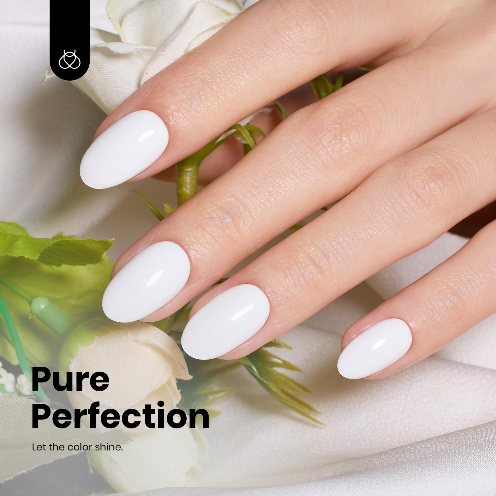 White Gel Polish- Hema-Free French Gel Nail Polish (Each 8ml