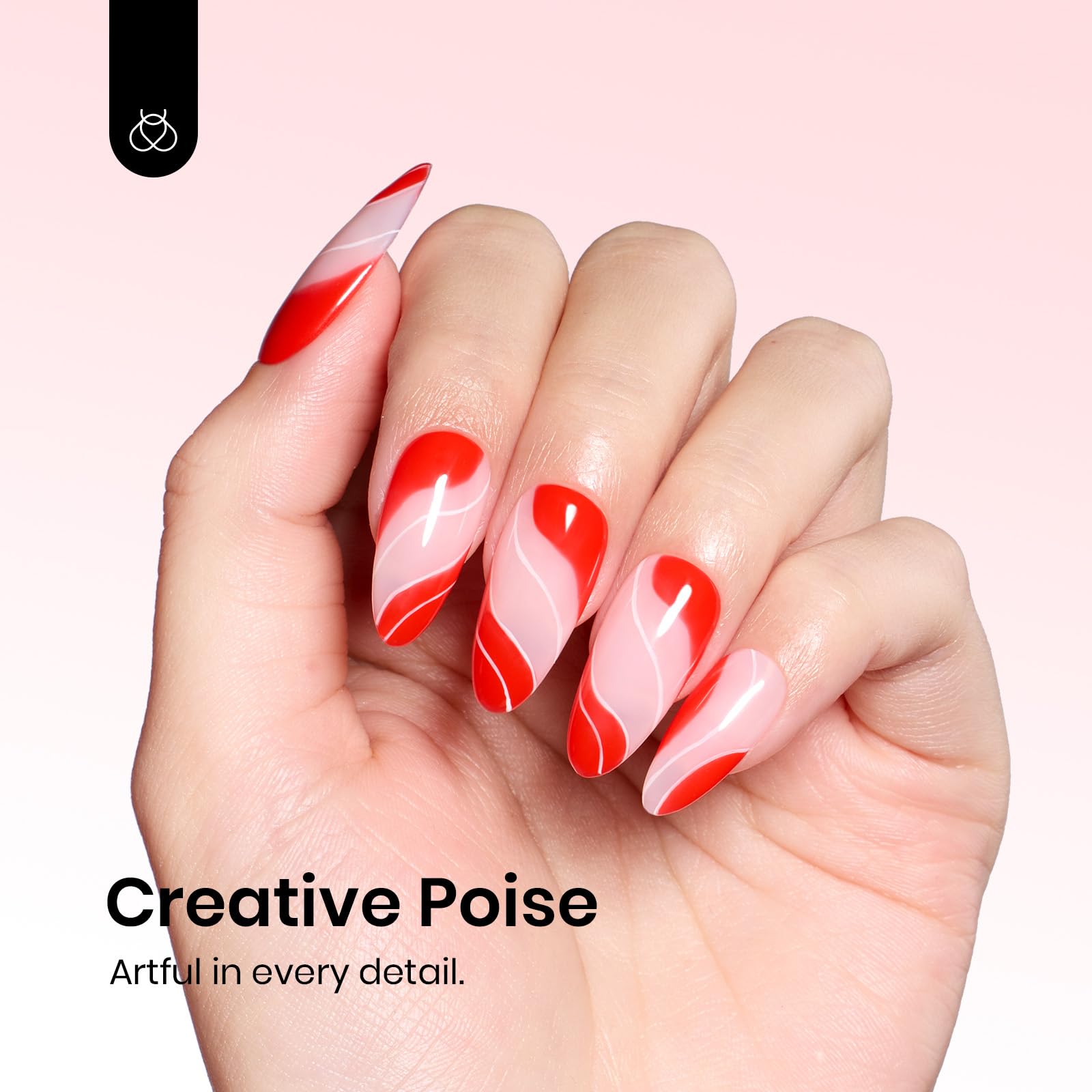 Beetles Gel Polish Heatwave - 15ml Classic Bright Red Nail Set