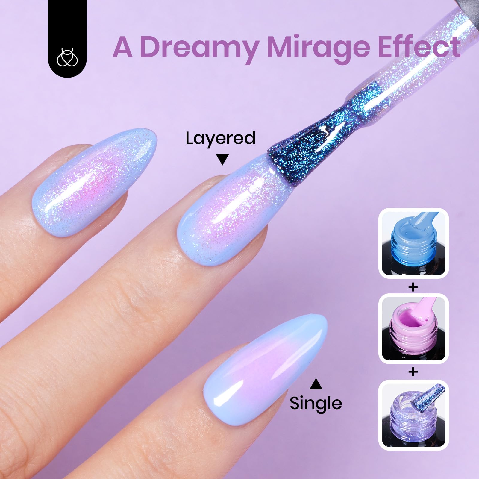 Luminous Mirage - 15ml Nails Neon Hot Pink Jelly Gel Polish