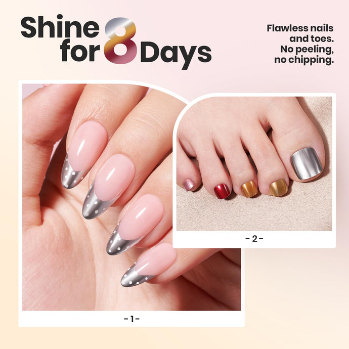 (Each 15ml) Chrome Muse- Beetles 5 Colors Quick-Drying Mirror Rush Nail Polish Set