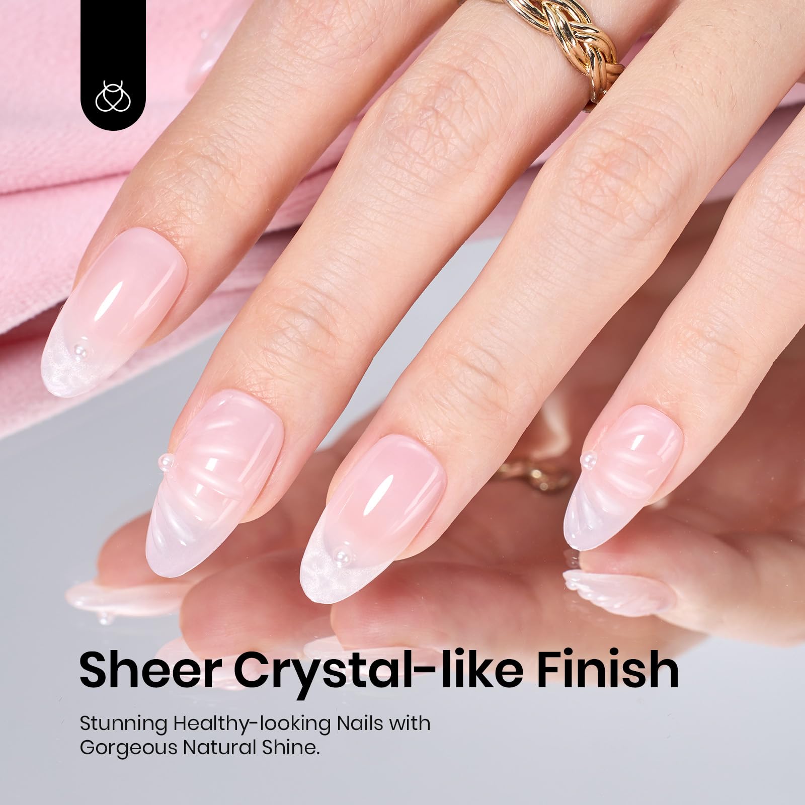 Milky Pink |15ml Pink Jelly Gel Polish 1Pcs