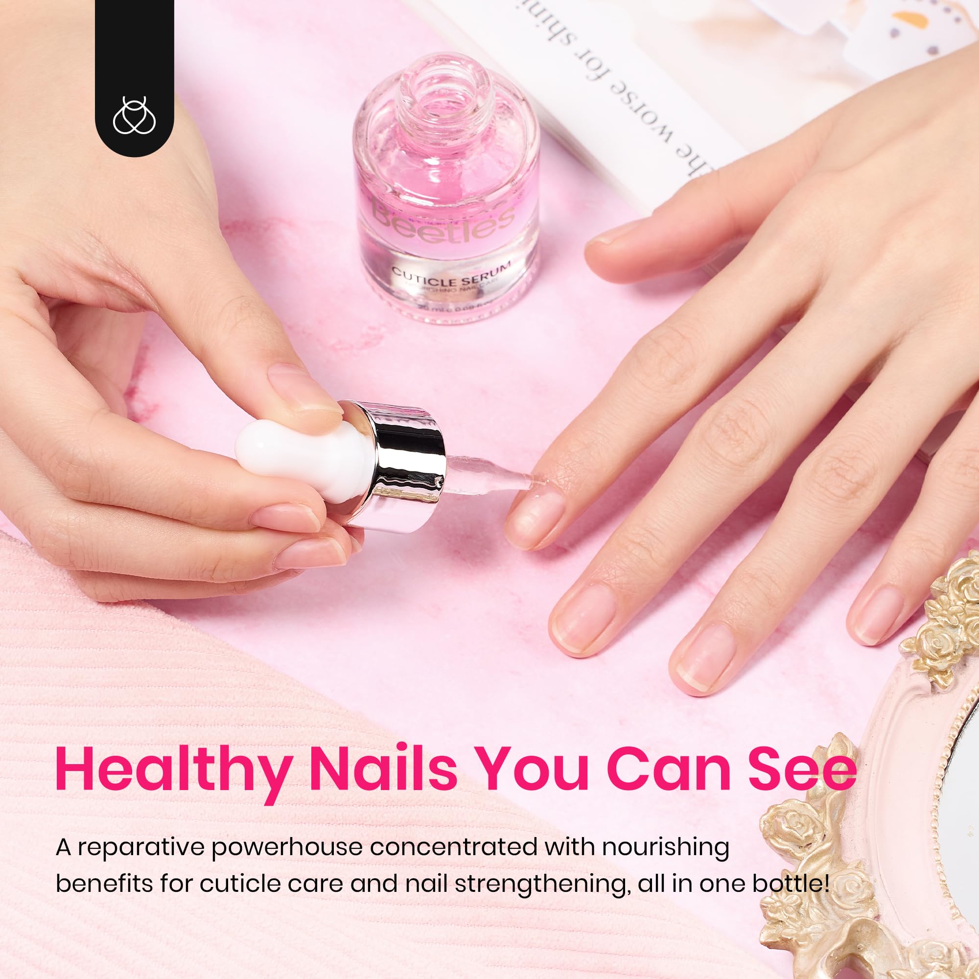 Beetles Cuticle Oil For Nails 20ml Nail Care Oil Stronger