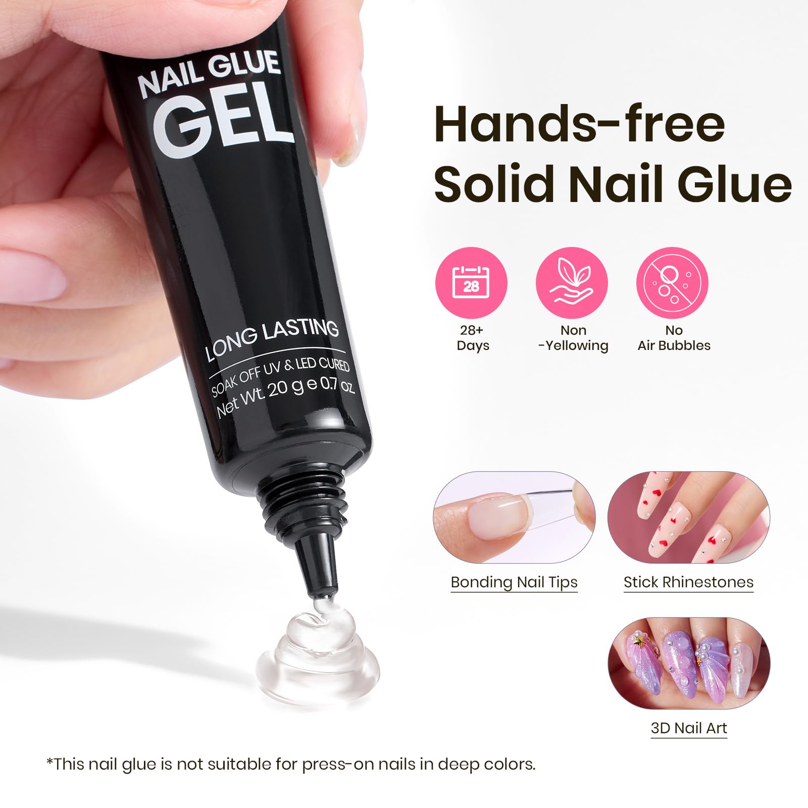 Beetles Tipex Instant Apex Nail Tips Kit - Coffin Long 224Pcs 16 Sizes