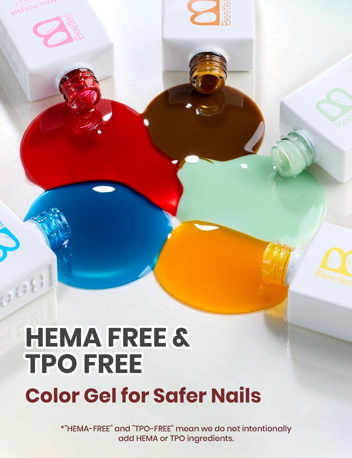 Ever Sheer | Beetles 30 Colors Jelly Gel Polish Set HEMA Free & TPO Free 10ML Ever Sheer Gel