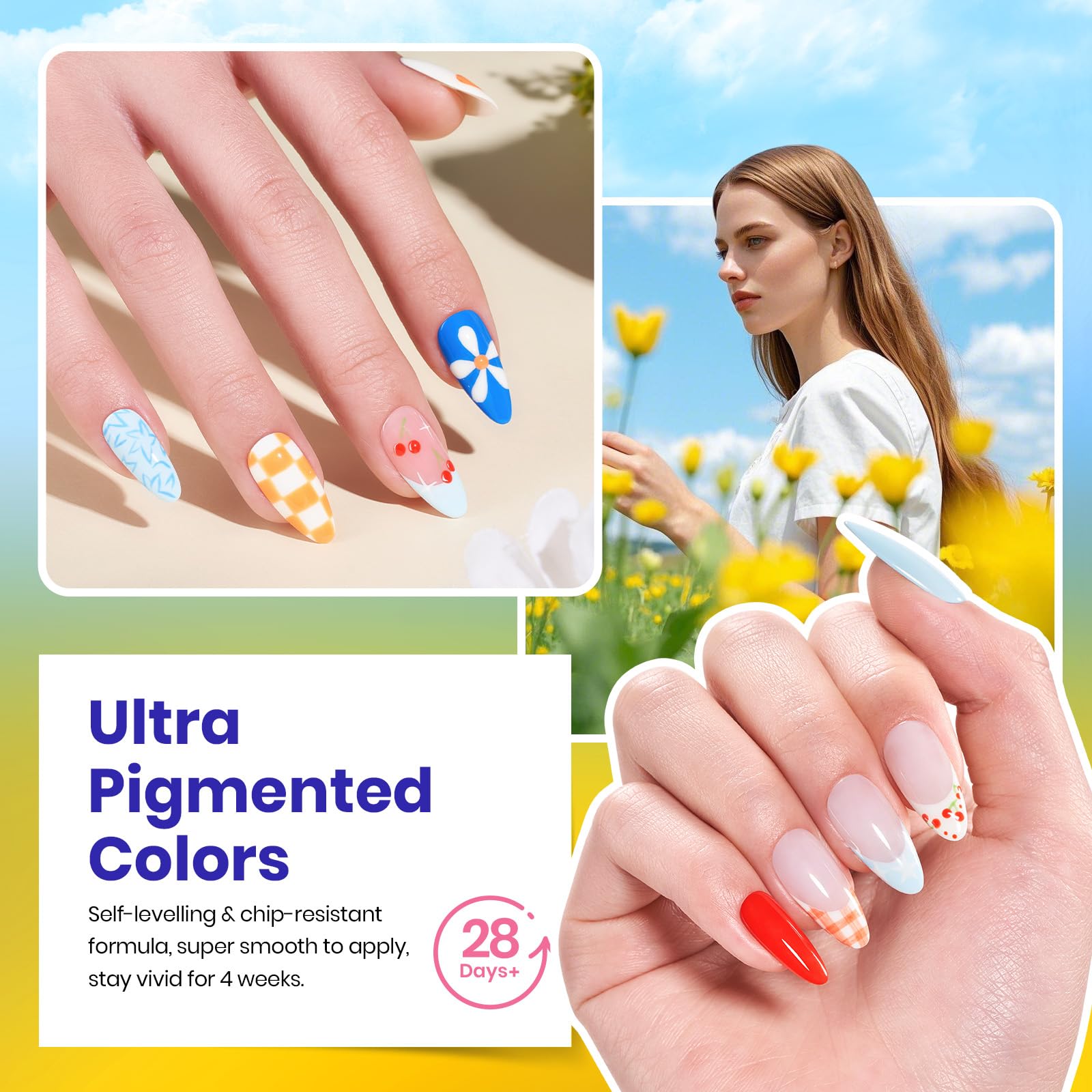 Beetles Rustic Sonata Gel Nail Polish Set 25 Colors Spring Summer