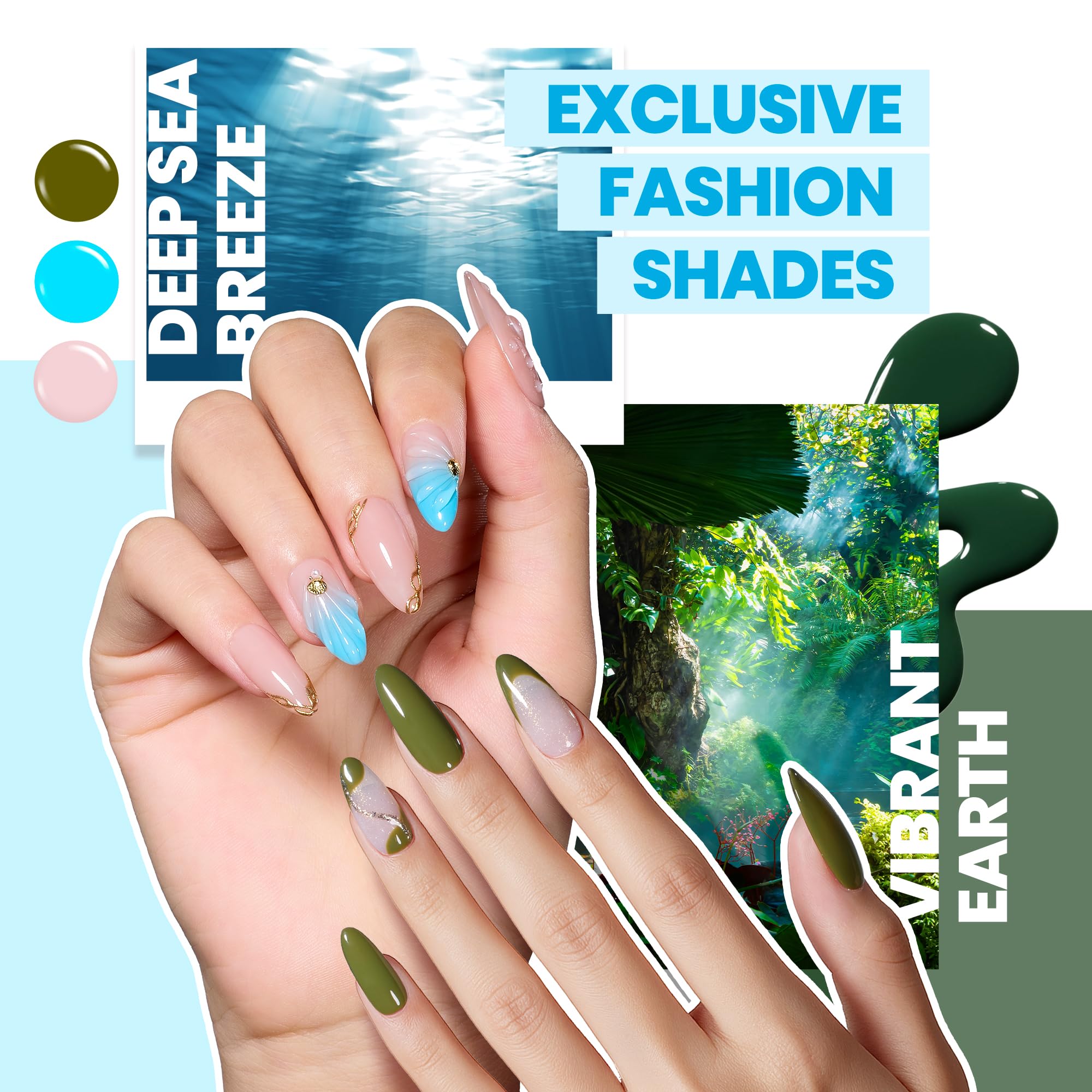 Beetles Gel Nail Polish Set - Valentines Nails Chroma Dreams 100 Colors Polish Kit