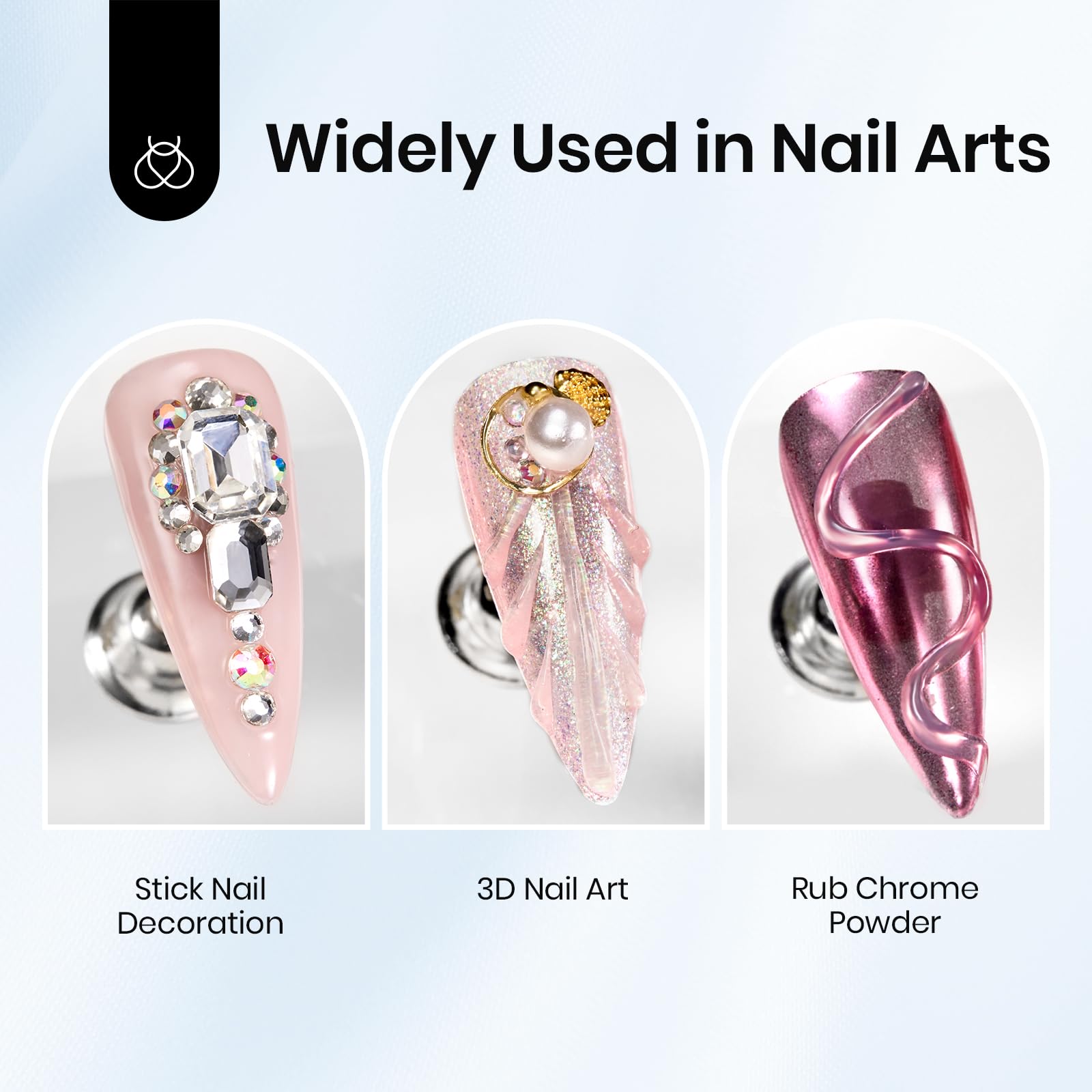 Beetles Sculpting Gel 3D Nail Art - White No Wipe Nail Polish