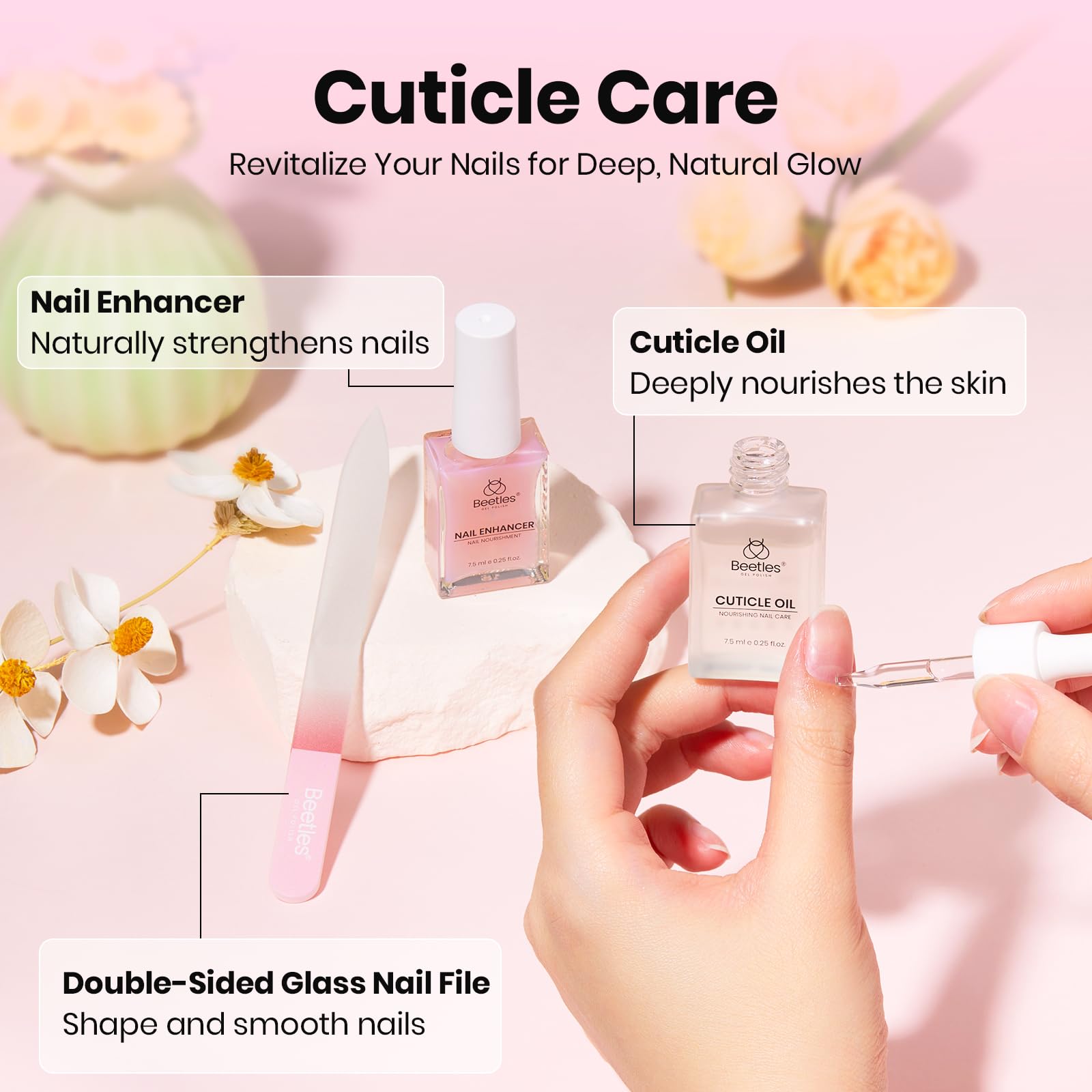 Beetles 14pcs Manicure Kit - Remover Kit Nail Care Kit Nail Prep Set