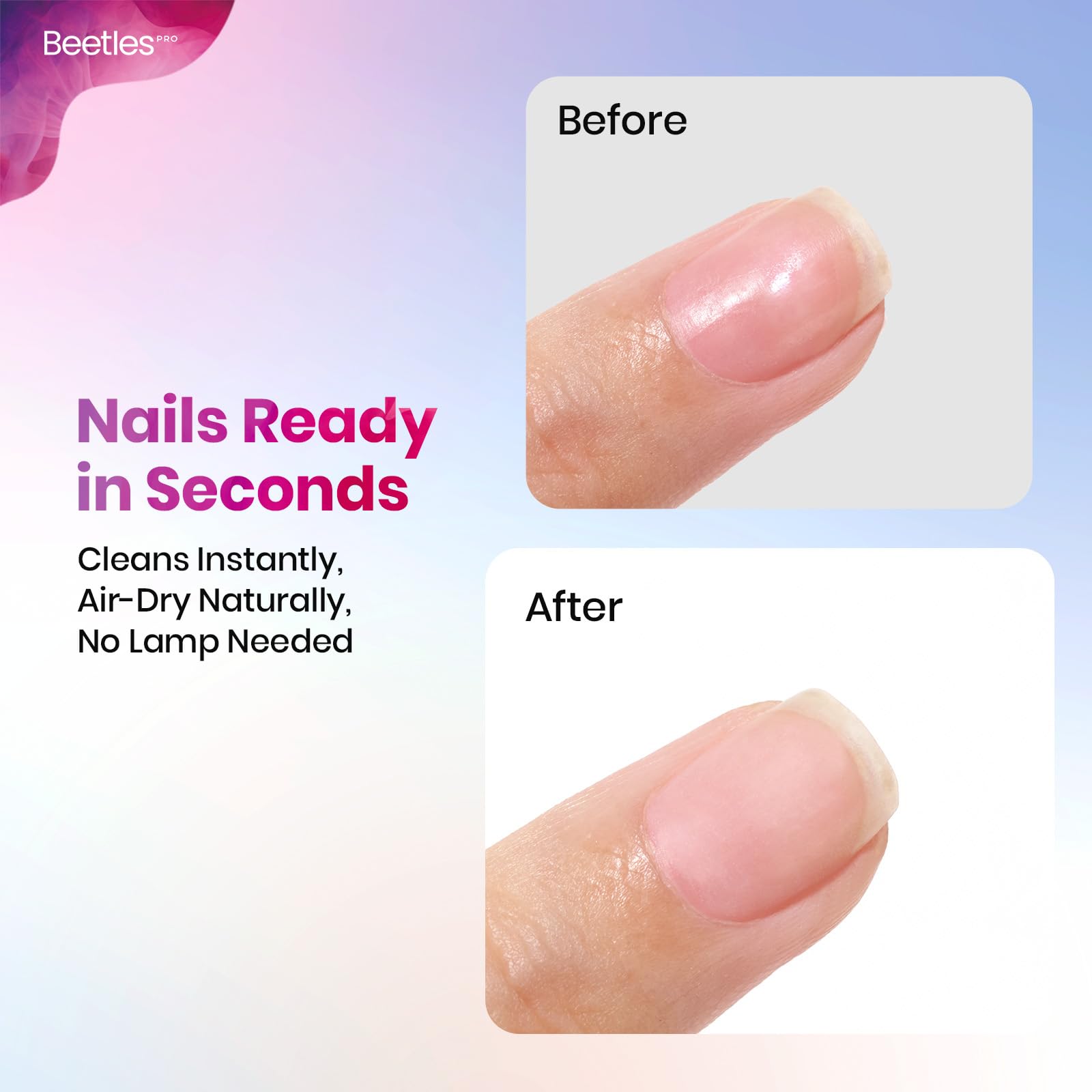 Beetles Professional Nail Prep Dehydrator - Natural Nails Superior Bonding Primer for Acrylic Powder and Gel Nail Polish