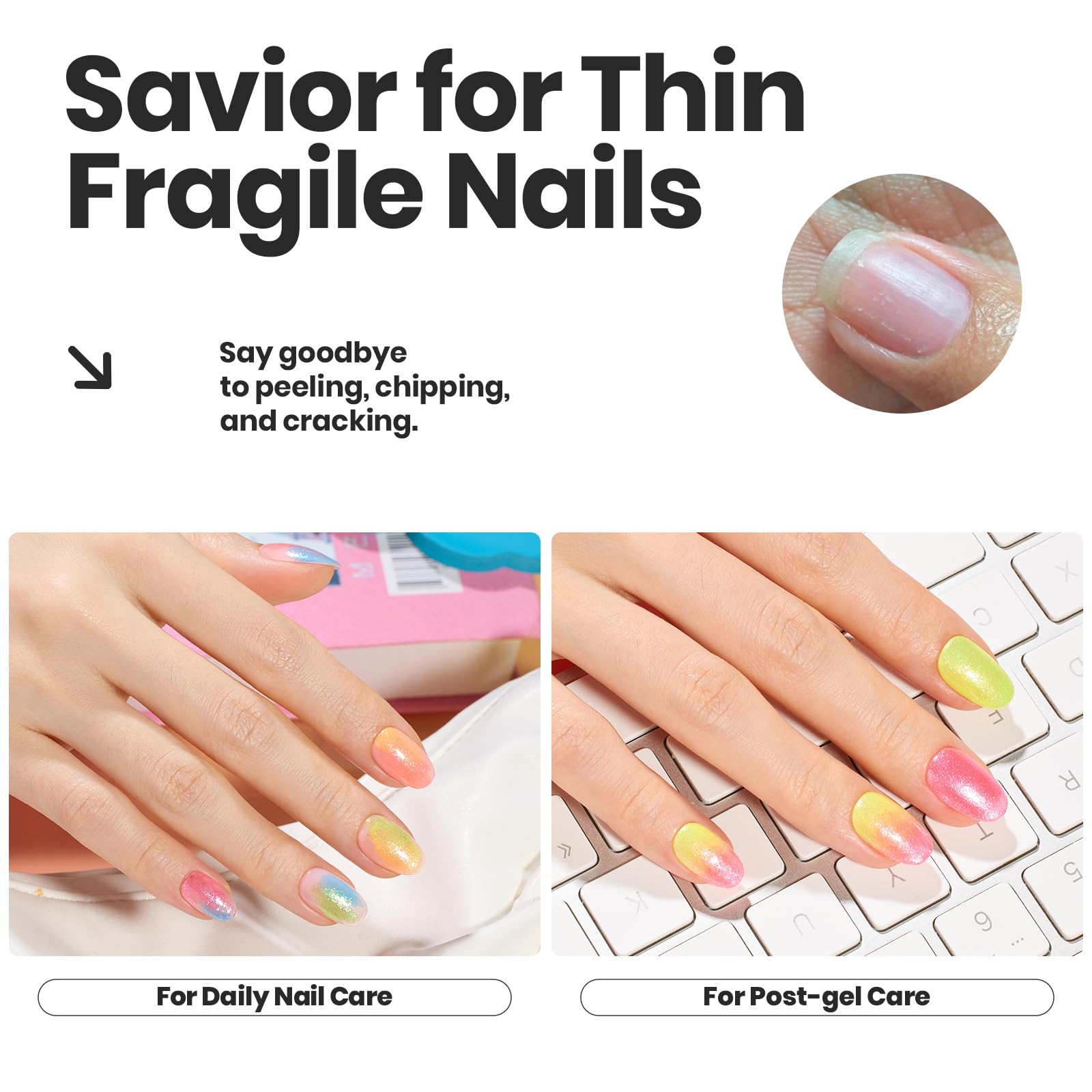 Neon Fever | 6 Colors Air Dry Nail Polish Summer Nails Set