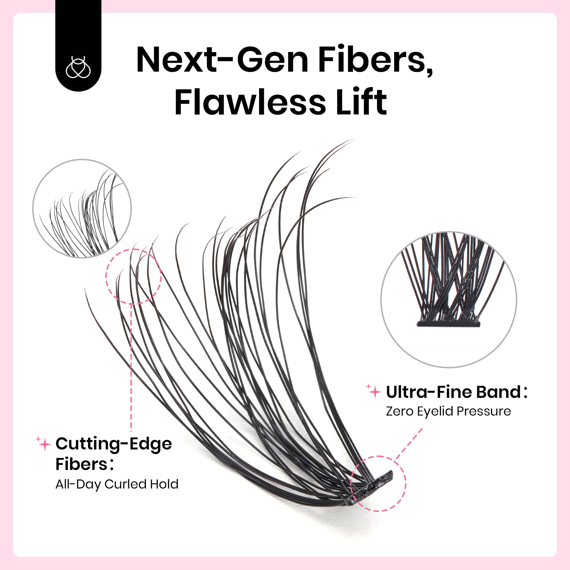 Individual Lashes Clusters 30D 40D Mixed Eyelash Clusters 280pcs