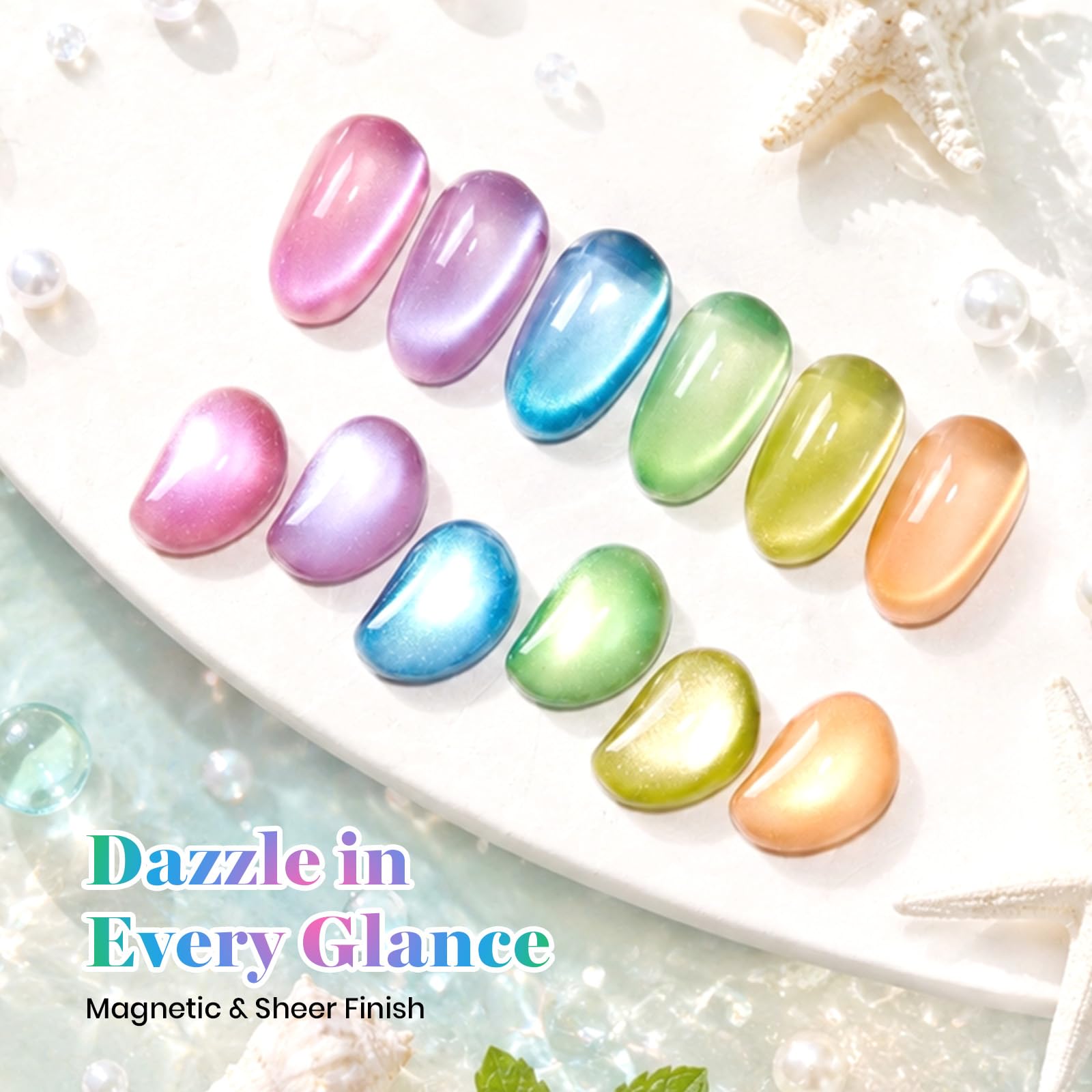 Summer Daydream 6 Colors Cat Eye Jelly Gel 15ML
