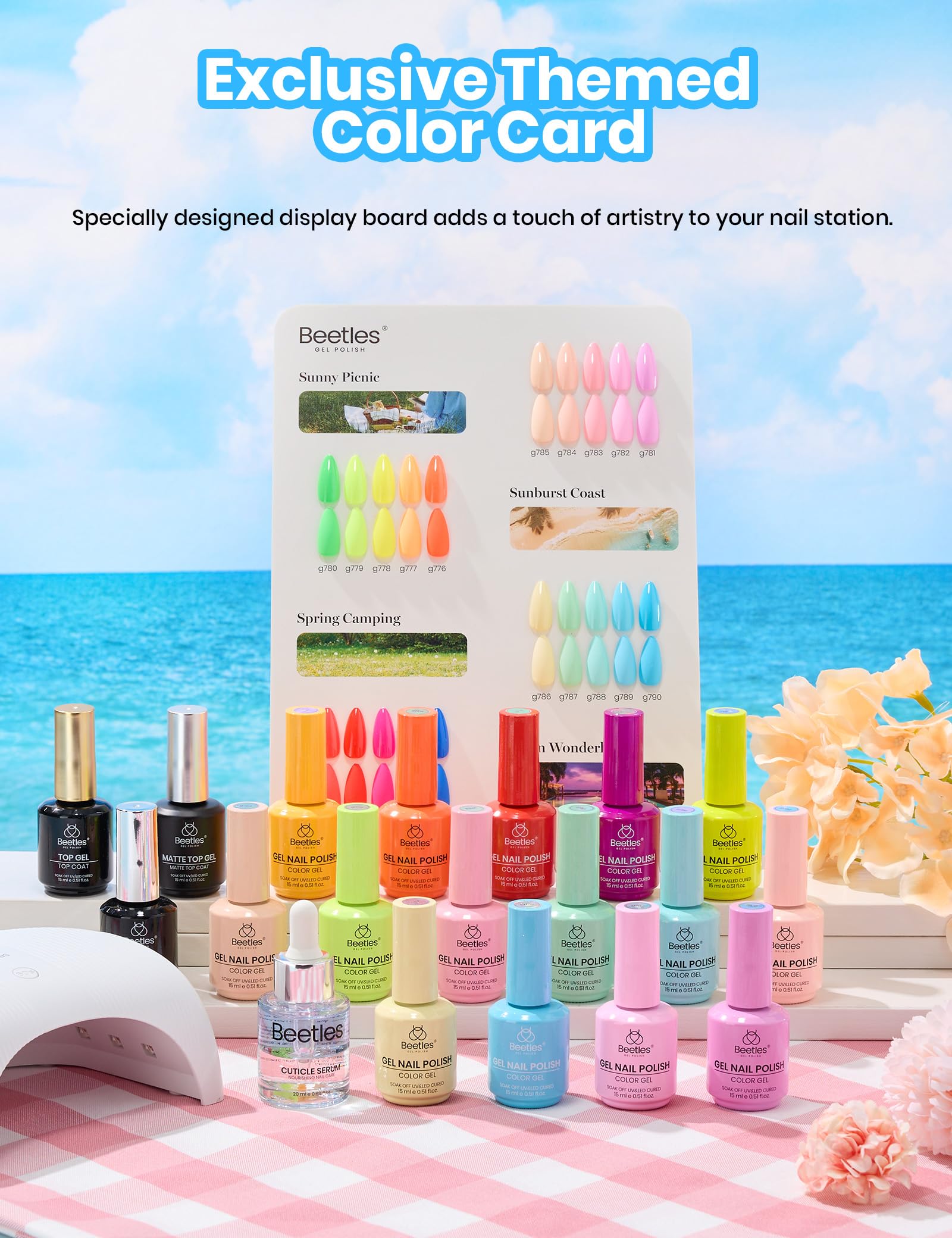 Candy Electric Collection 20 Colors Gel Polish Set  15ML
