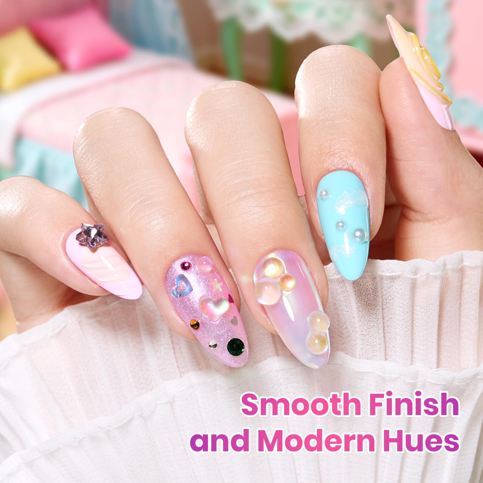 Dreamy Dollhouse 6 Colors Beetles Hema Free Summer Nails Gel Polish Set 15ML