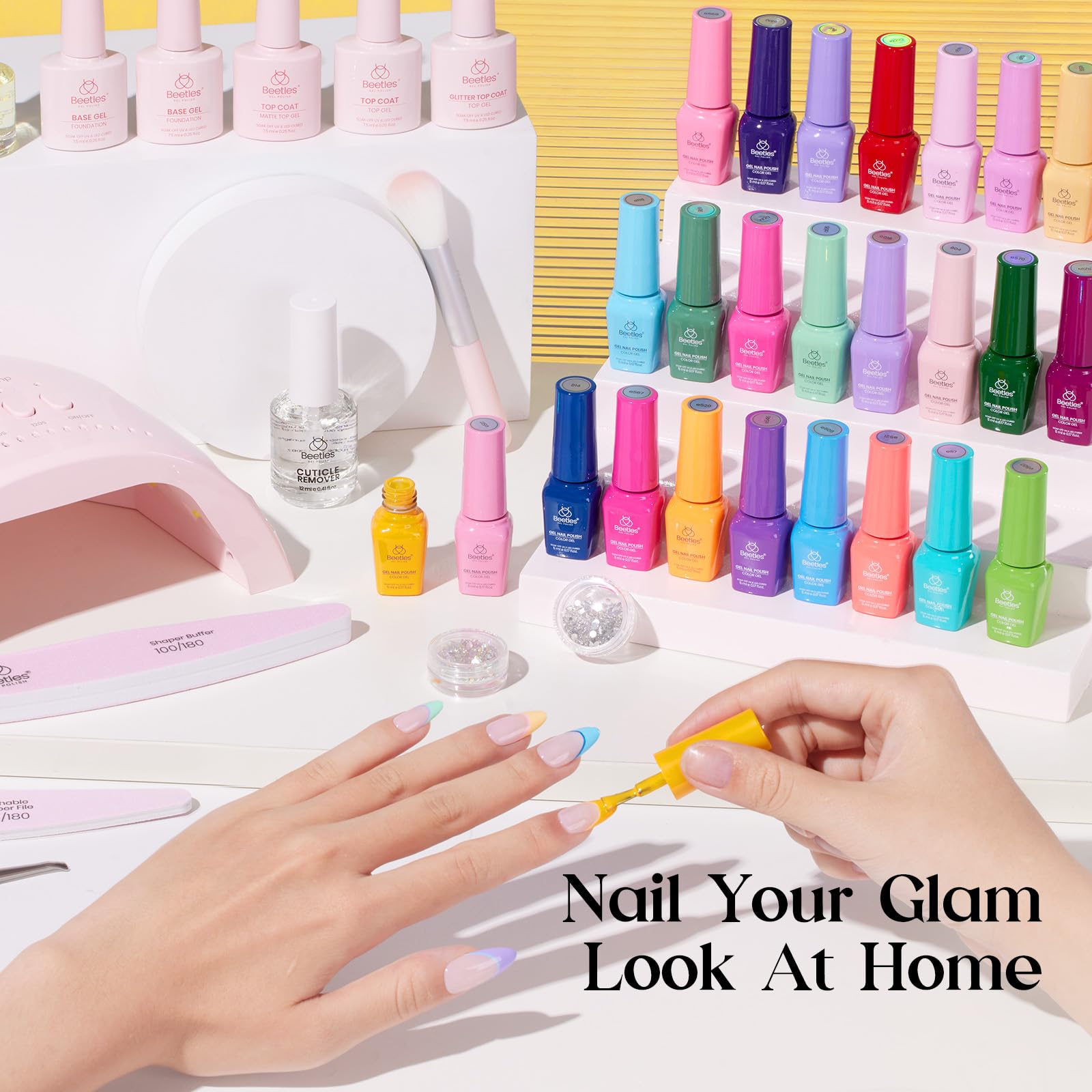 Emotional Journey - 45 Colors Upgrade Colorful Bottle Gel Starter Kit