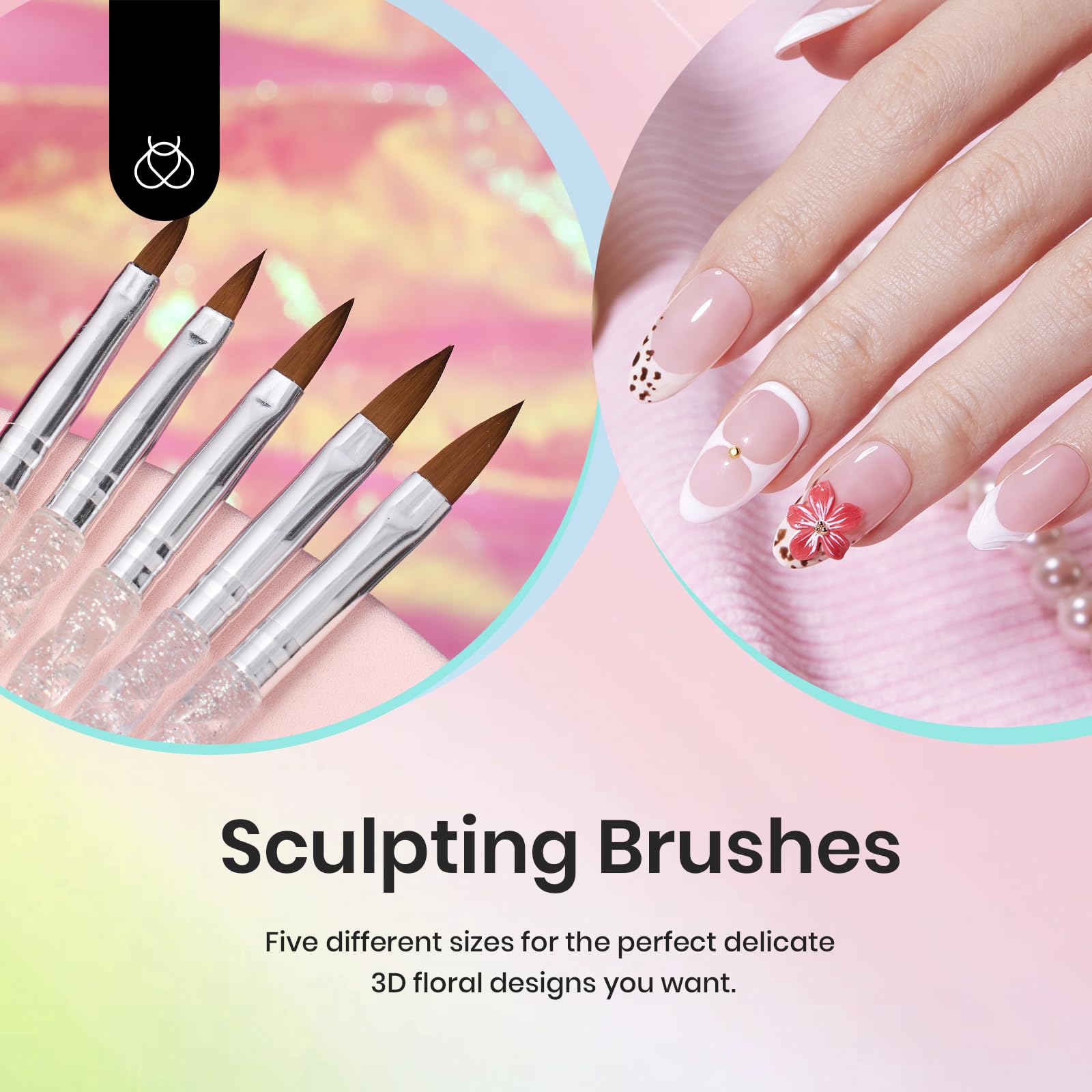31pcs Nail Art Brush All-in-One Kit With Free Brush Holder And Palette