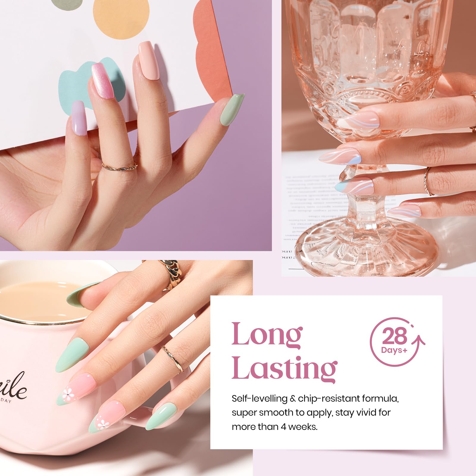 Healing Elixir -23 PCS 20 Colors Spring Gel Nail Polish Kit
