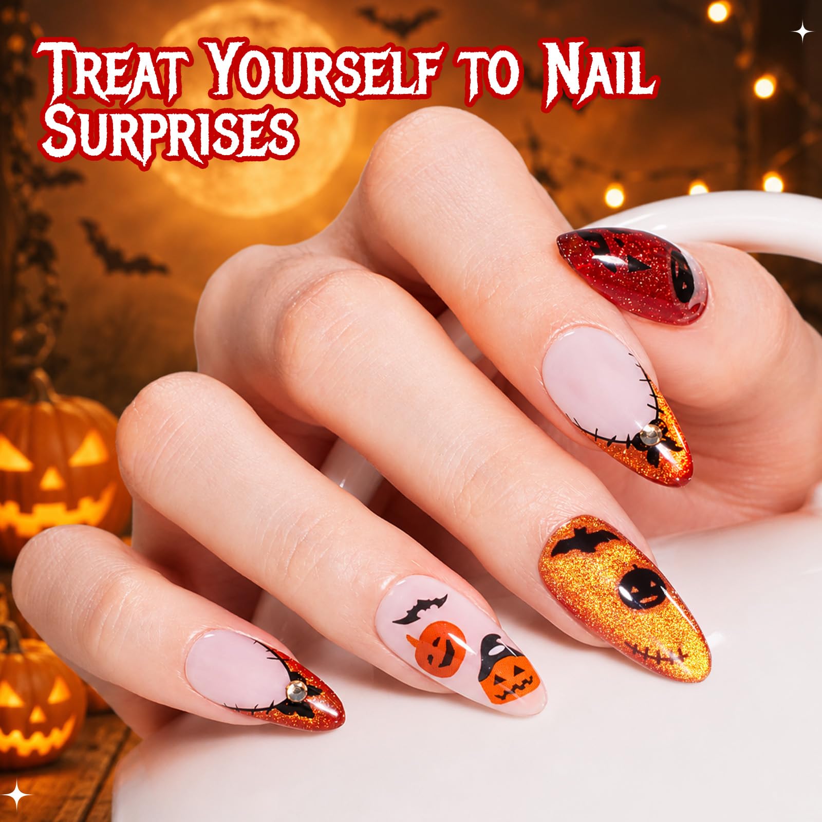 Beetles Halloween 6 Colors Gel Nail Polish Set 2026 Limited Edition Gift Box