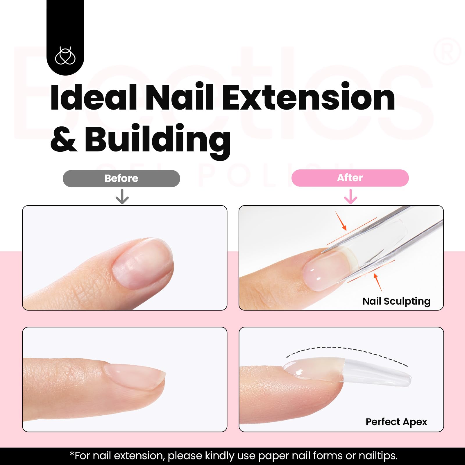 HEMA-Free Hard Gel for Nails-1.06oz 9 in 1 Jelly Pink Cured Sculpting Stengthener Gel for Nail Extension