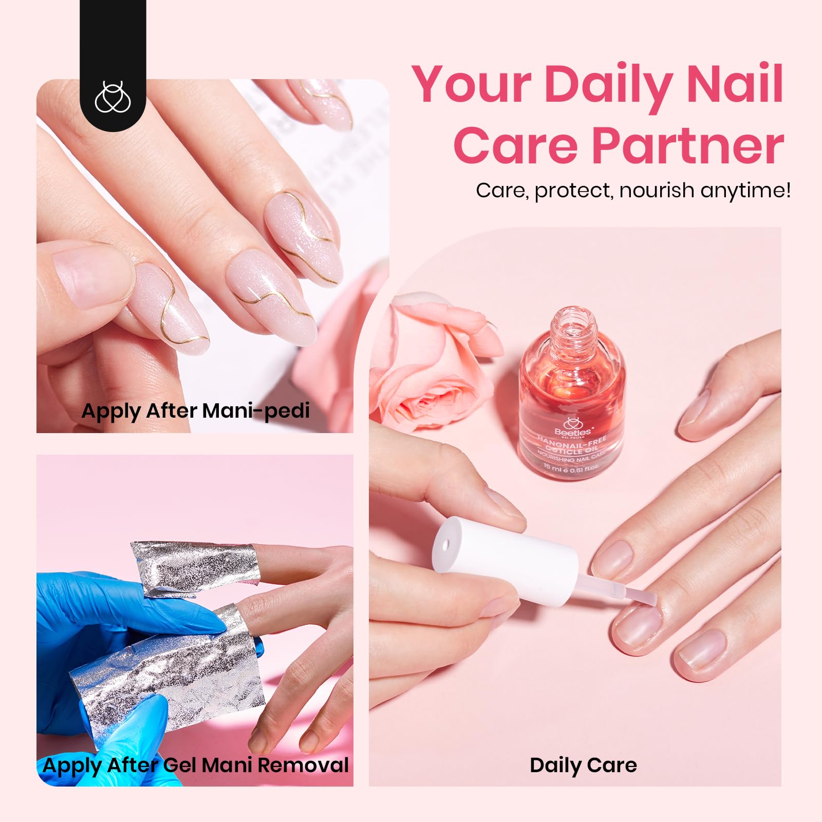 Rose Smell Cuticle Oil l 15ml Gifts