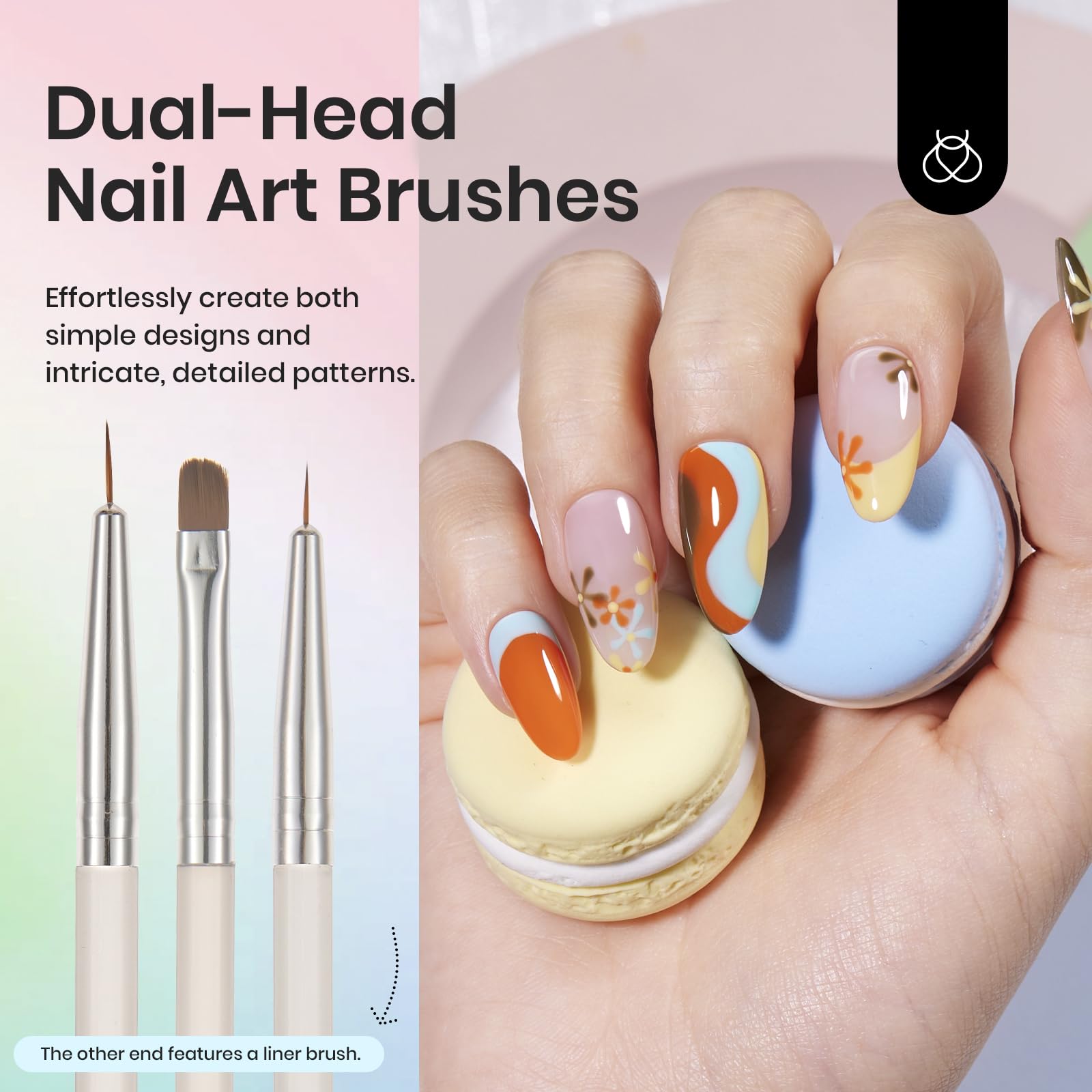 31pcs Nail Art Brush All-in-One Kit With Free Brush Holder And Palette