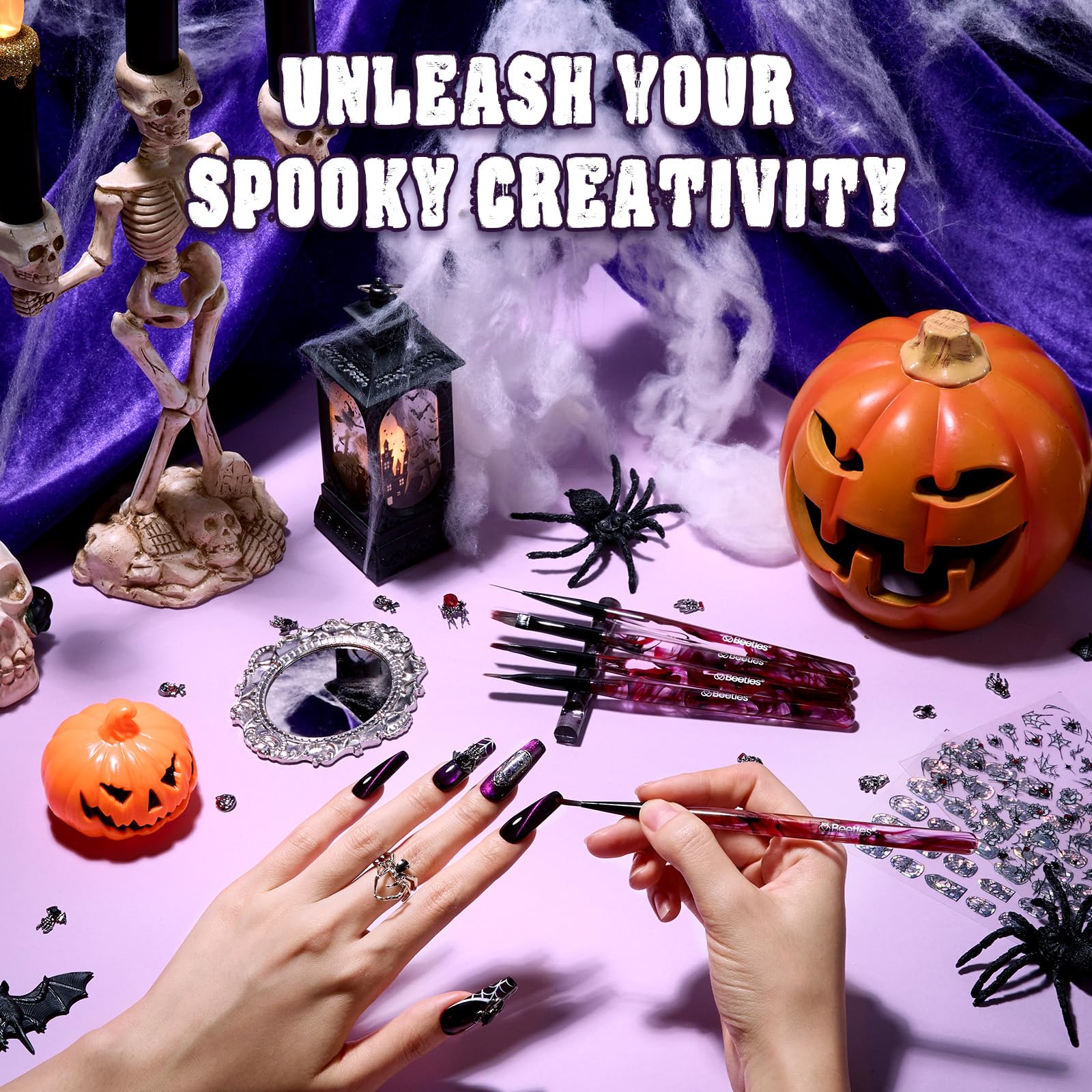 Beetles Halloween Nail Kit Scream on Halloween Limited Gifts Box