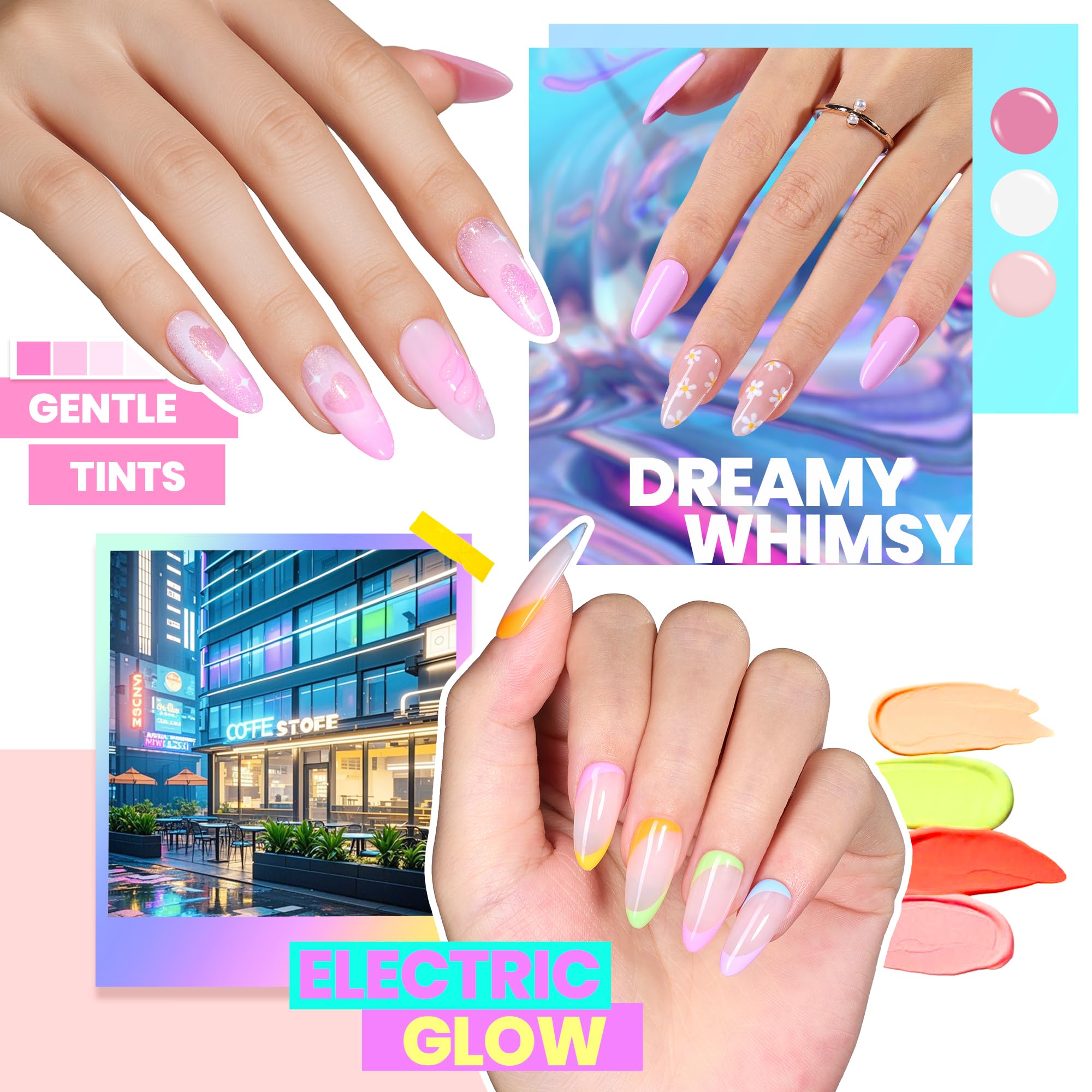 Beetles Gel Nail Polish Set - Valentines Nails Chroma Dreams 100 Colors Polish Kit