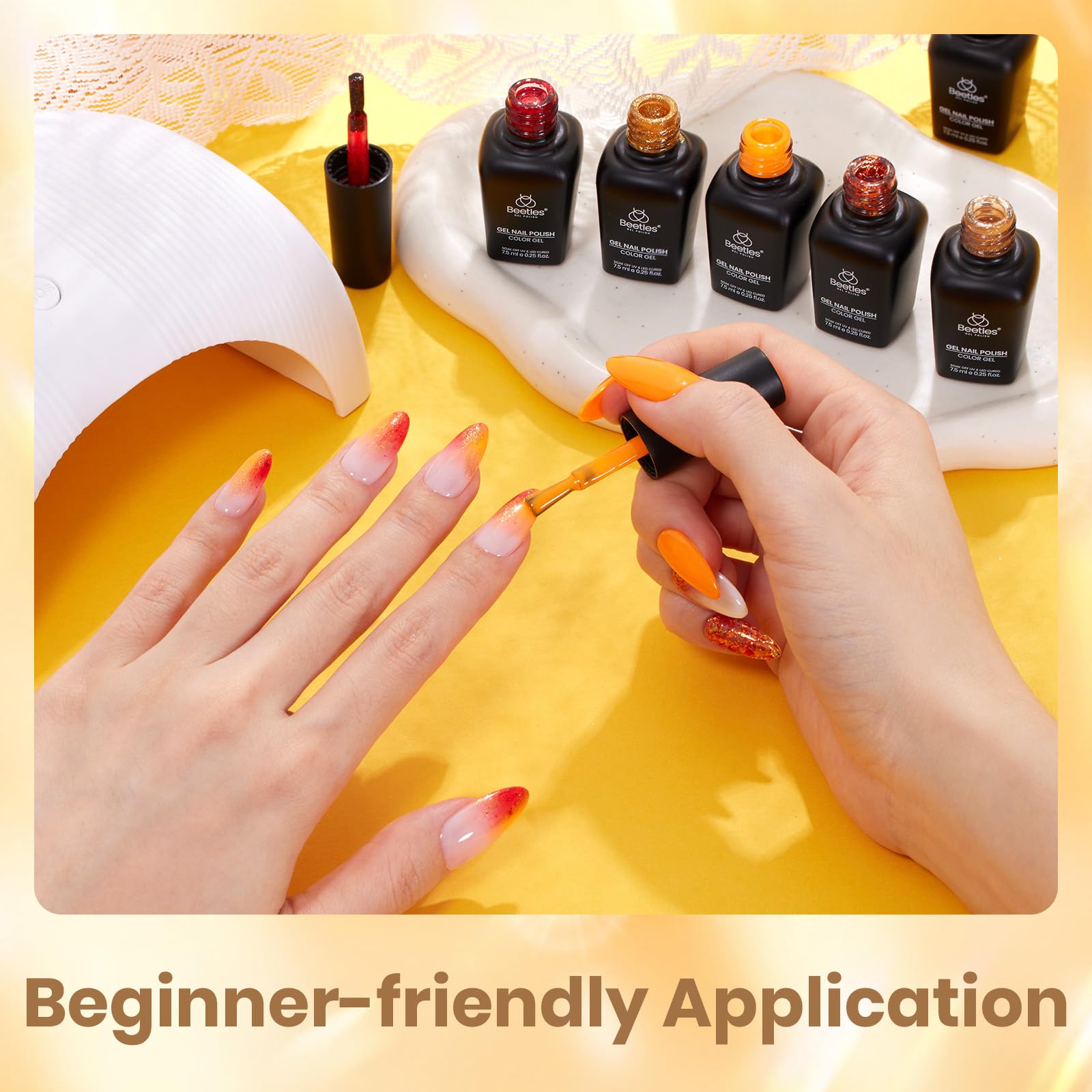 Daring Glow - 6 Colors Gold Cat Eye Fall Gel Polish Set