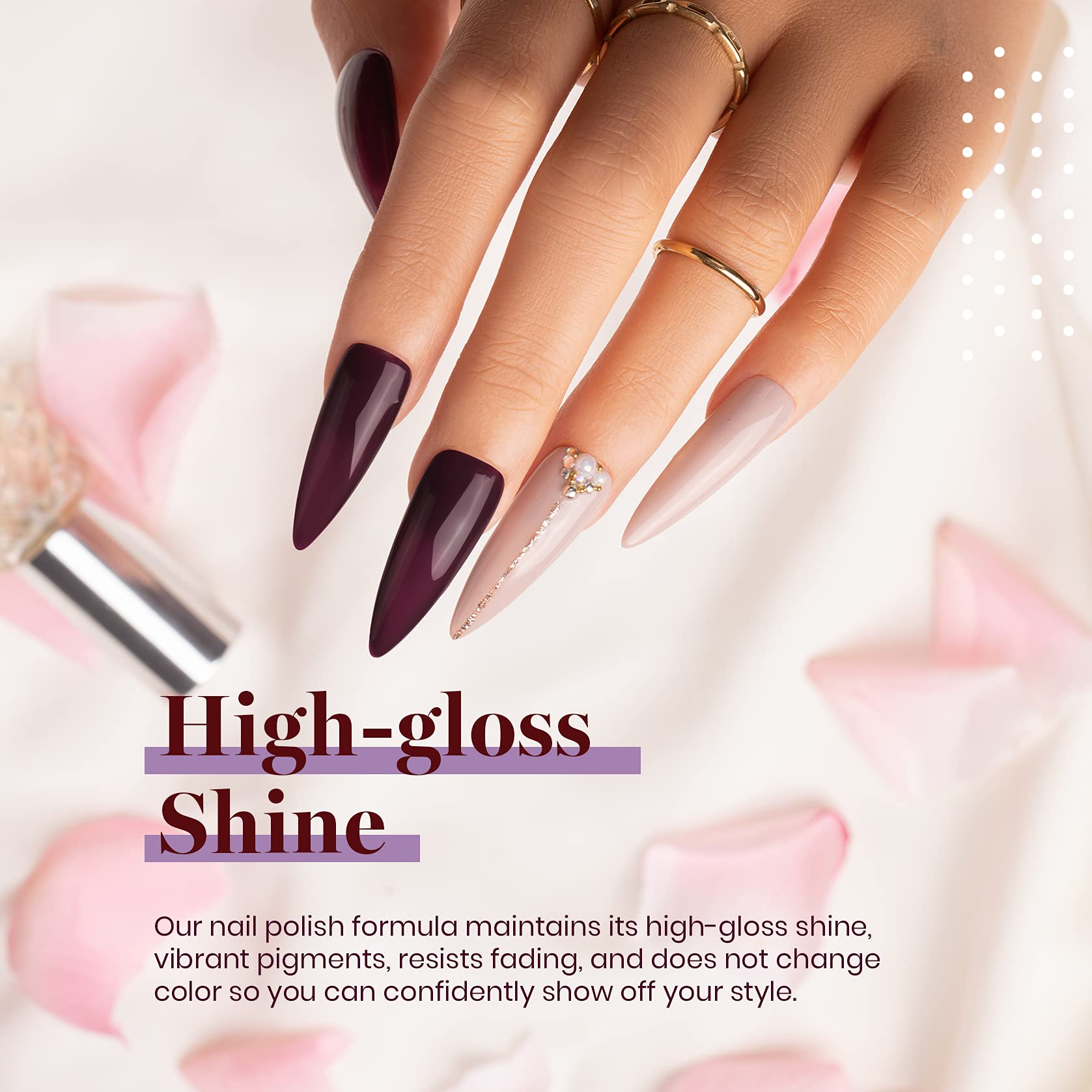 Rose Petals - 6 Colors Fall Gel Nail Polish