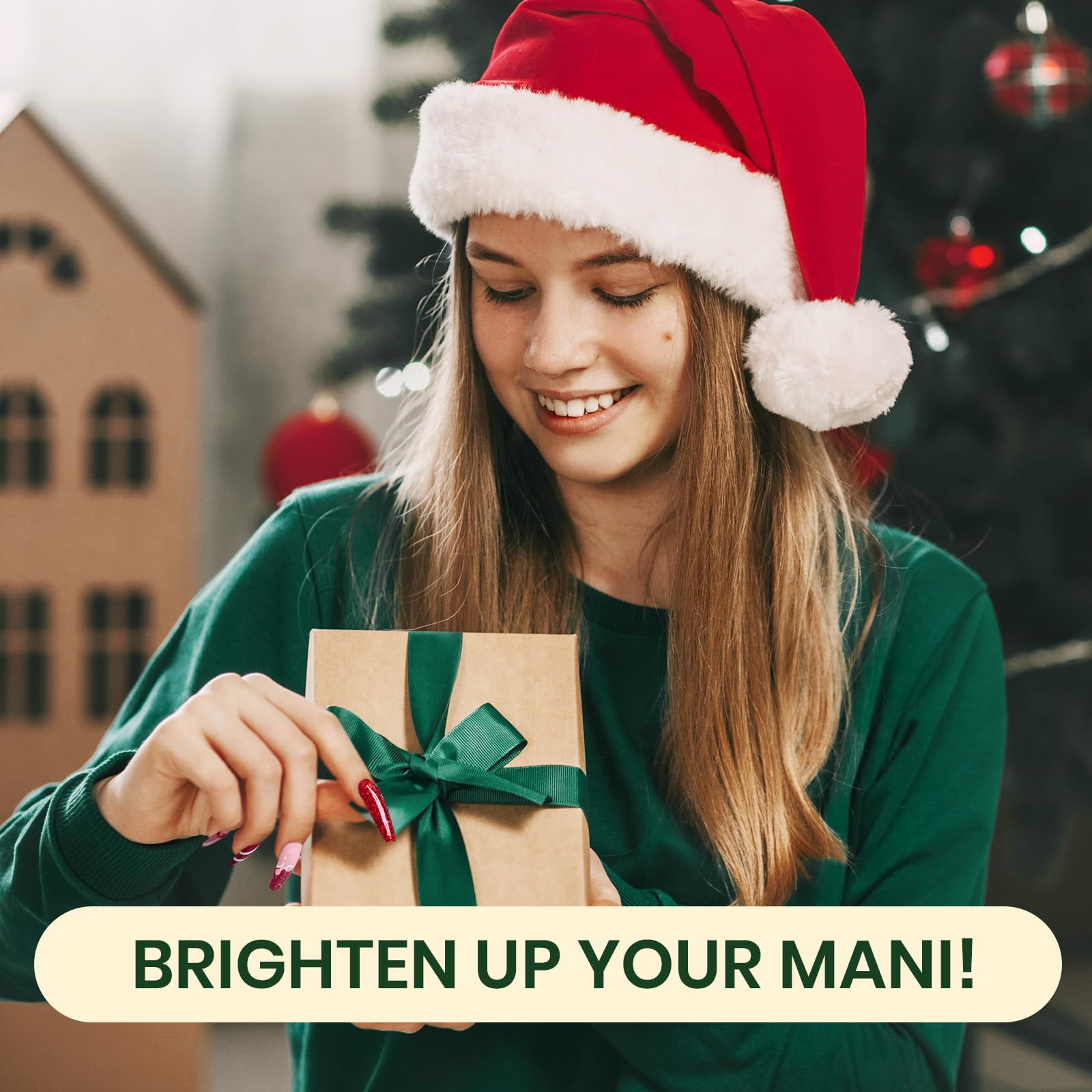 Beetles Gel Nail Polish Set - Christmas Holly Berries 6 Colors Gel Nail Kit