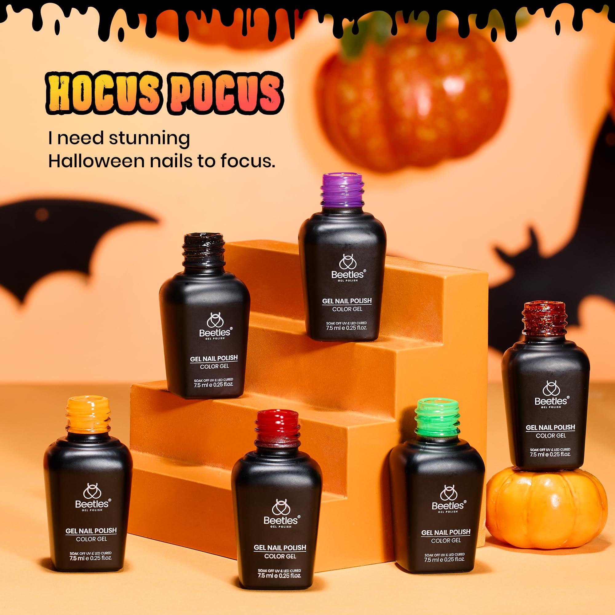 Halloween Hocus Pocus | Gel Polish 6 Colors Set