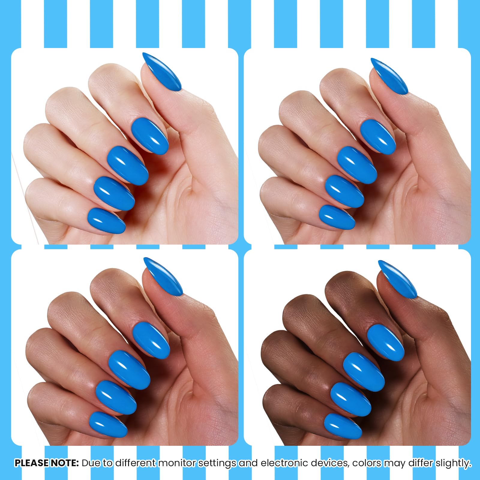 Beetles Summer Voyage - Riviera Rush Summer Neon Blue Nails 9ml
