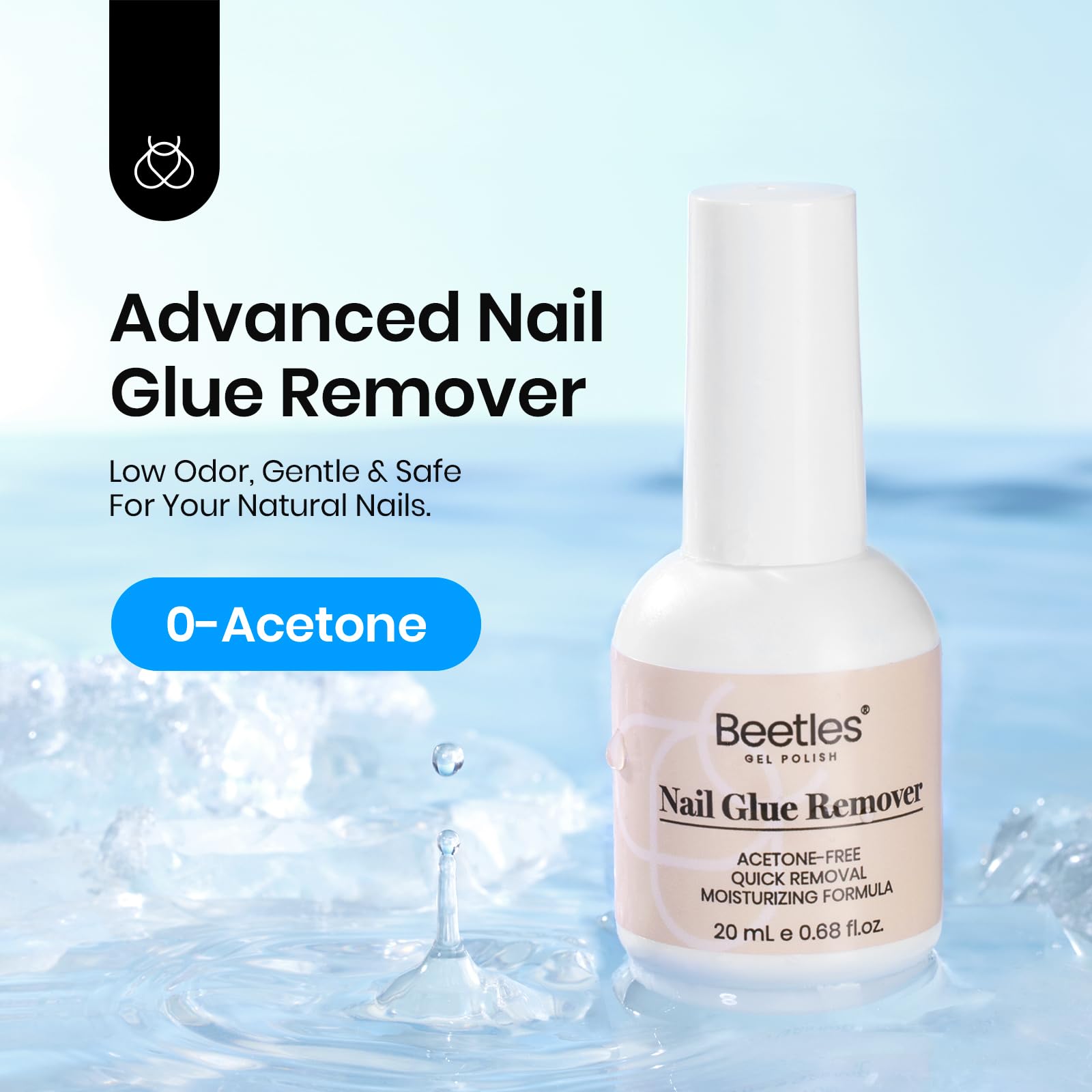 Beetles Nail Glue Remover Glue 20ml
