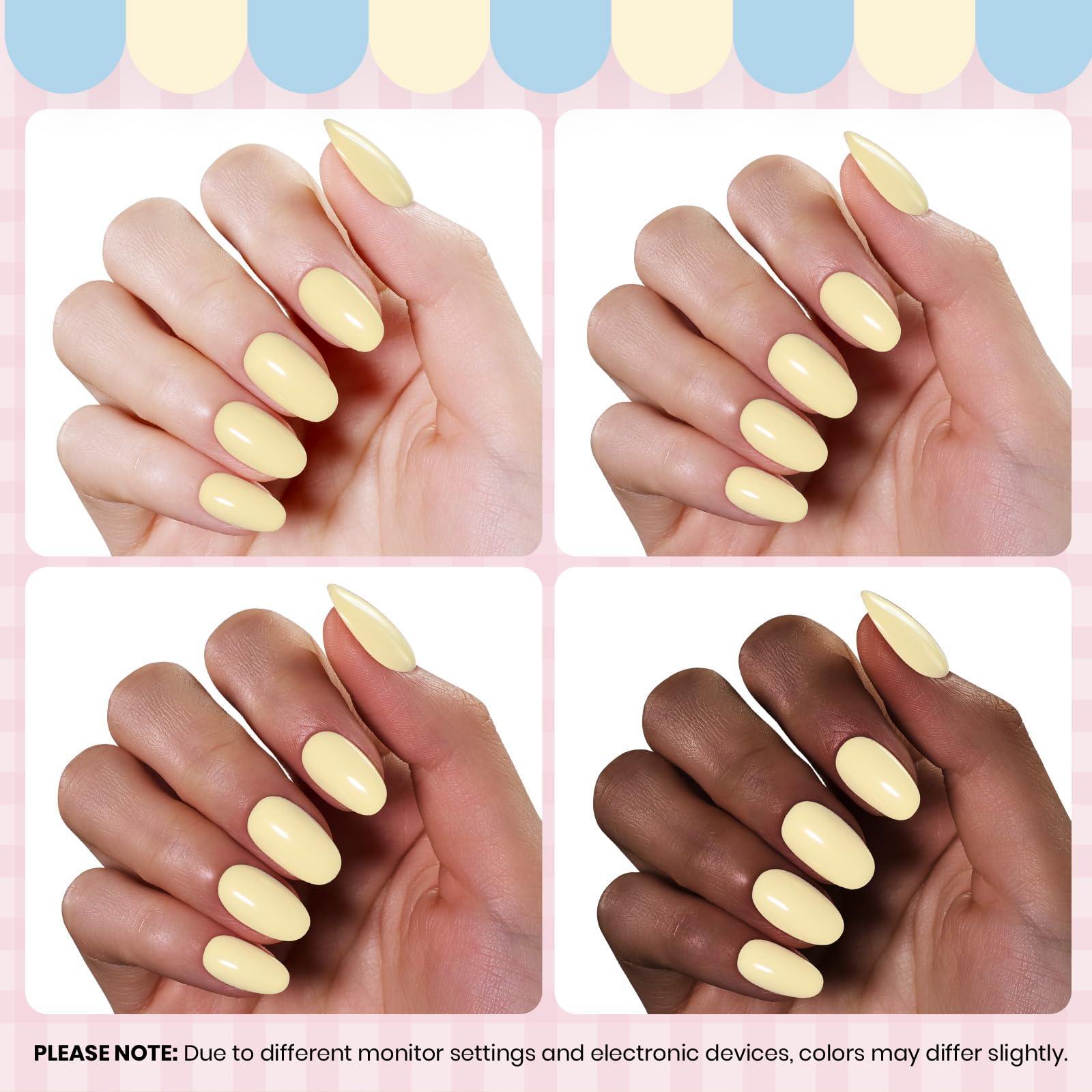 Beetles Butter Yellow Gel Nail Polish - Butter Morning Pastel Yellow Gel Nail Polish