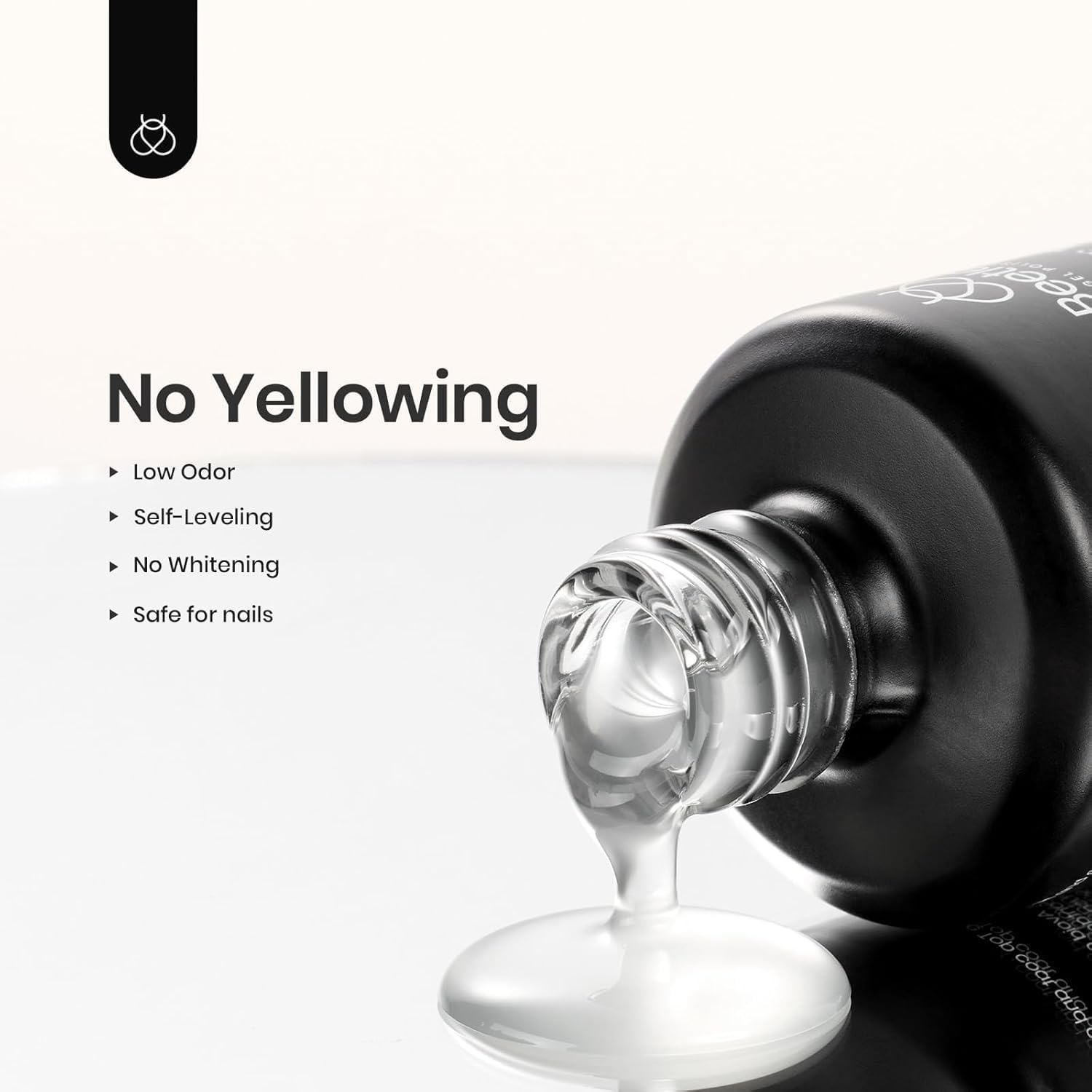 Beetles Matte Gel Top Coat for Gel Nail Polish - 15ML Chrome Proof Matte Top Coat No Wipe Powder-Resist Matte Finish