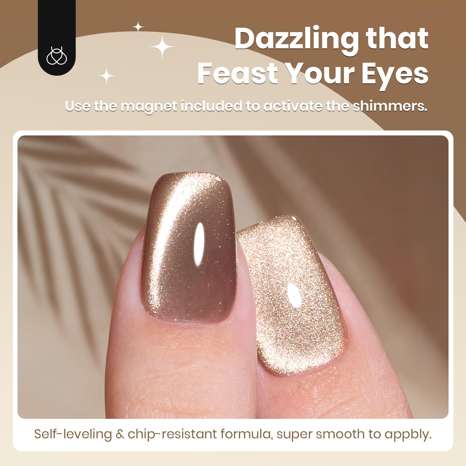 Velvet Cinnamon Cat Eye - 15ml Gel Polish Nail Colors