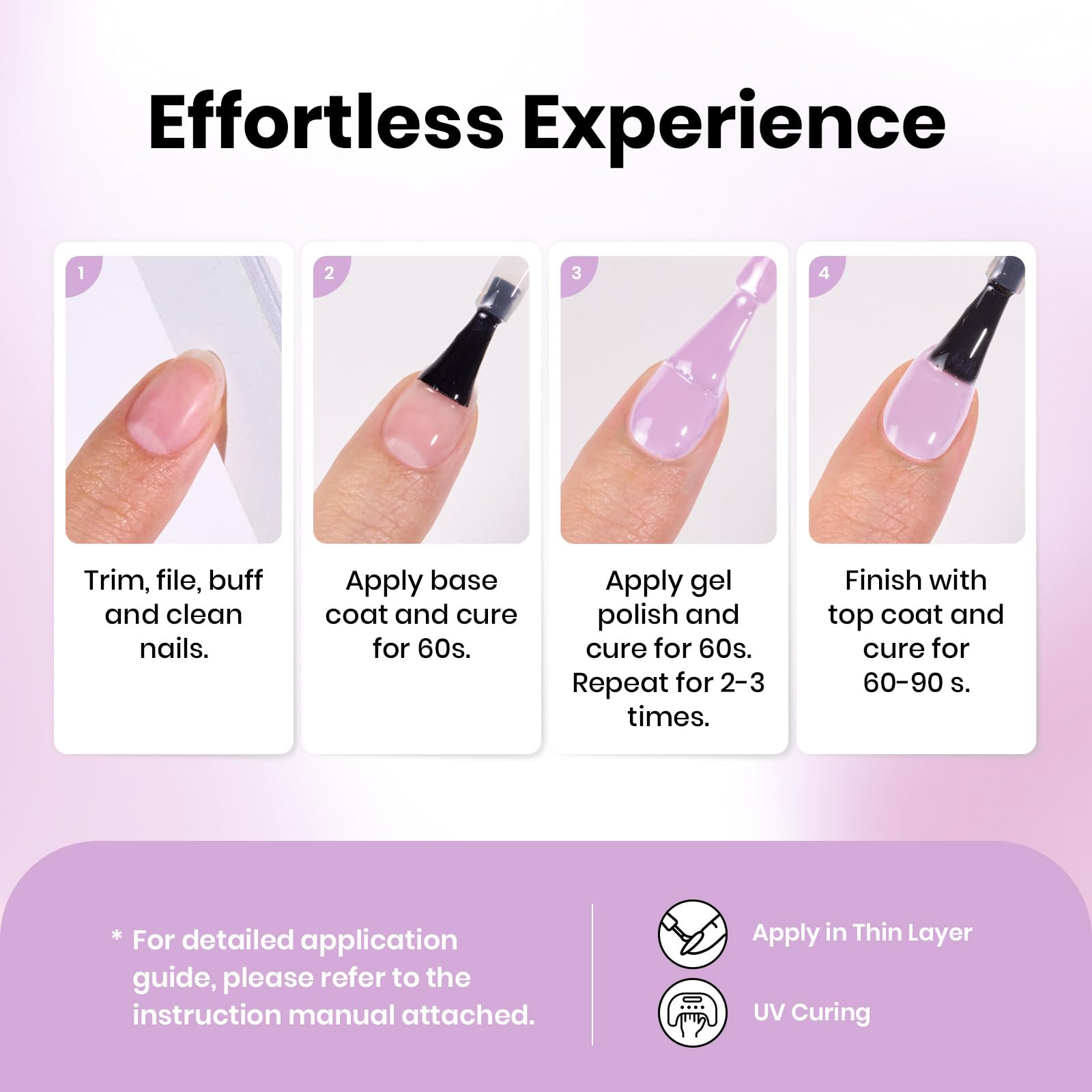 beetles Lavender Purple Gel Polish - 1pc 15ml lilac Pale Purple Violet Mauve Color Milky Taro Soak Off Uv LED Nail Lamp Polish Nail