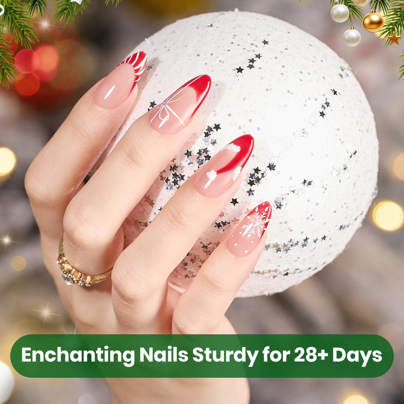 Beetles Rubber Base Gel Nail Polish - Christmas Limited 6 Colors Nude Gel Polish