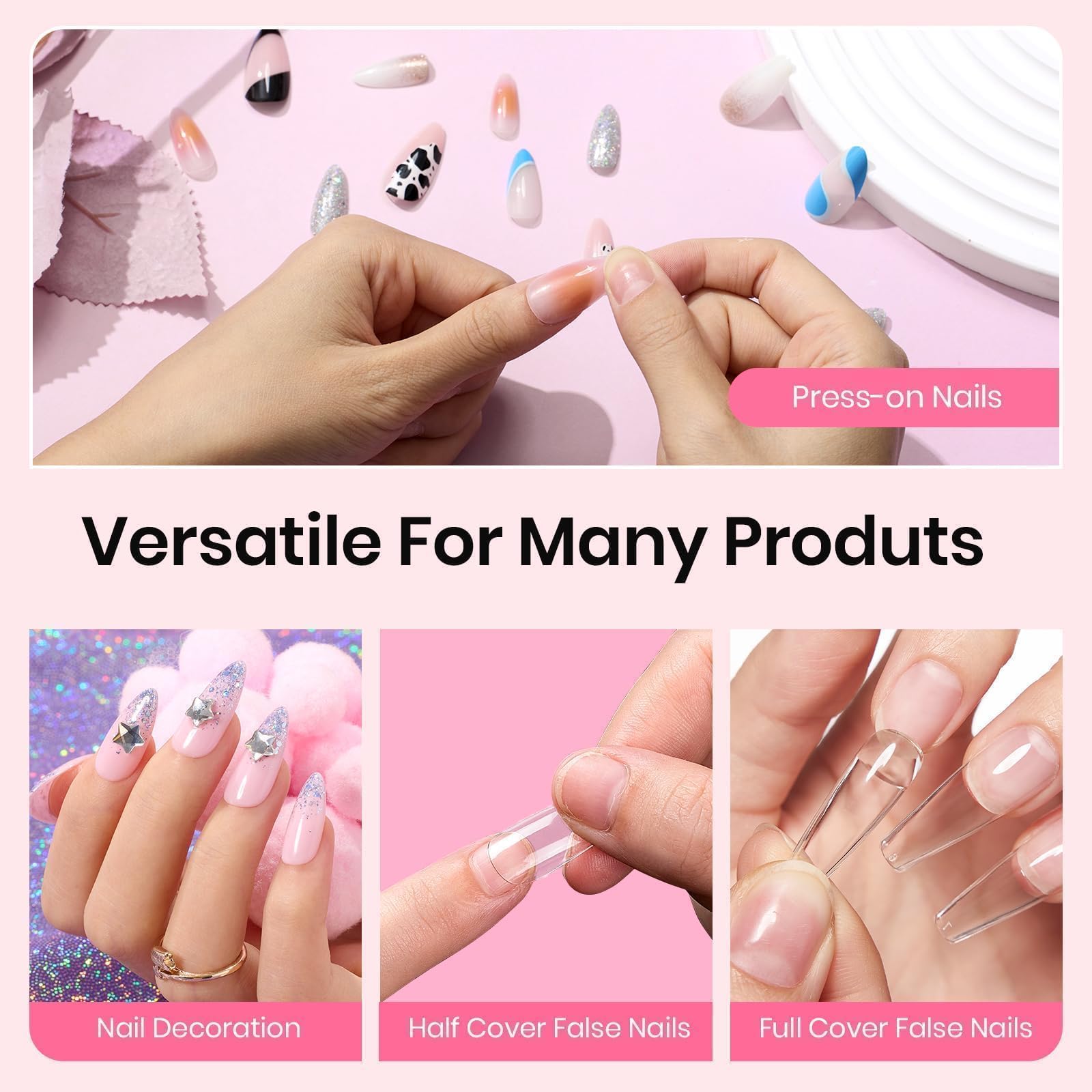 Beetles 10ML Super Strong Nail Glue for Press Ons Nail Tips