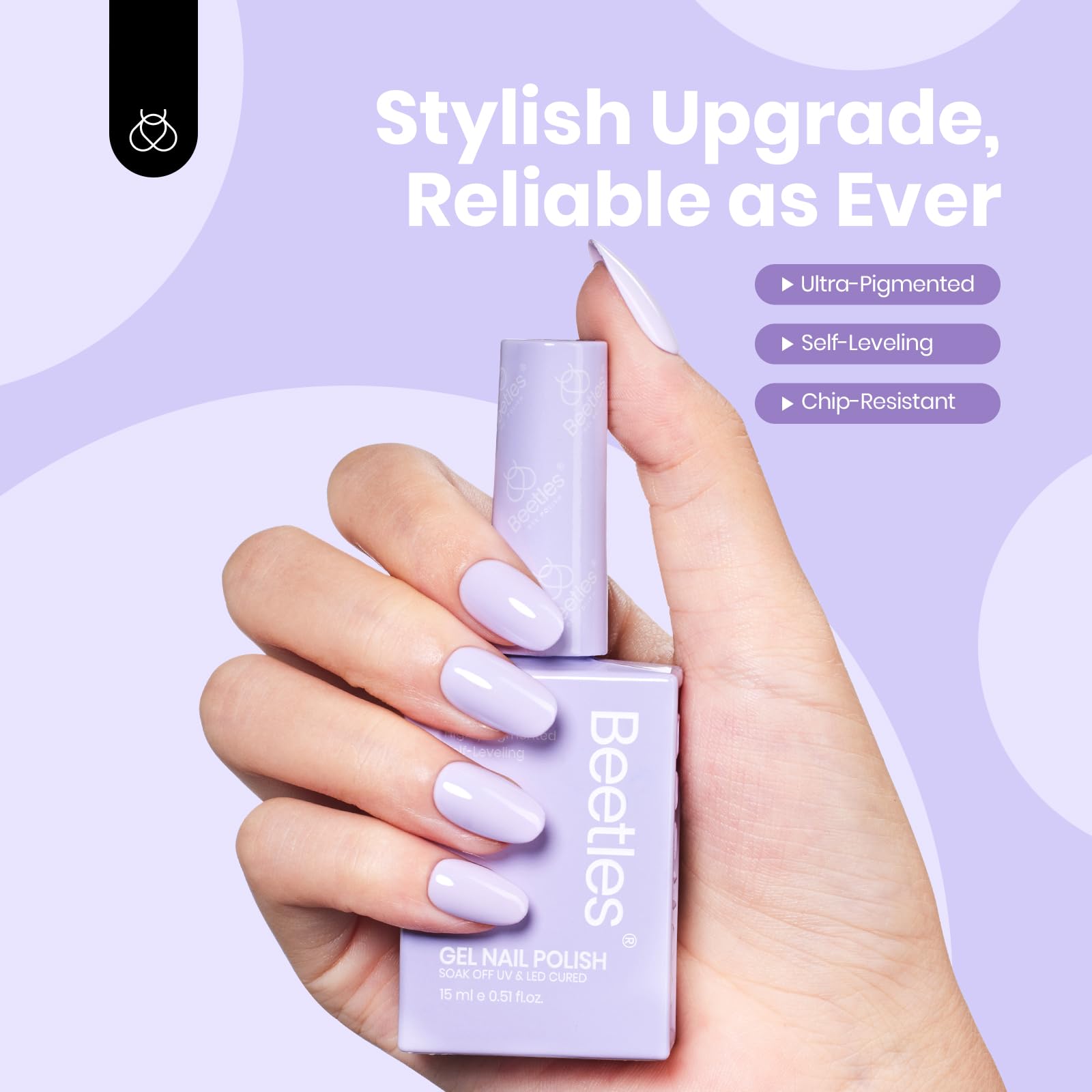 Lavender Haze - Spring Nails Purple Colorful Gel Polish 15ml