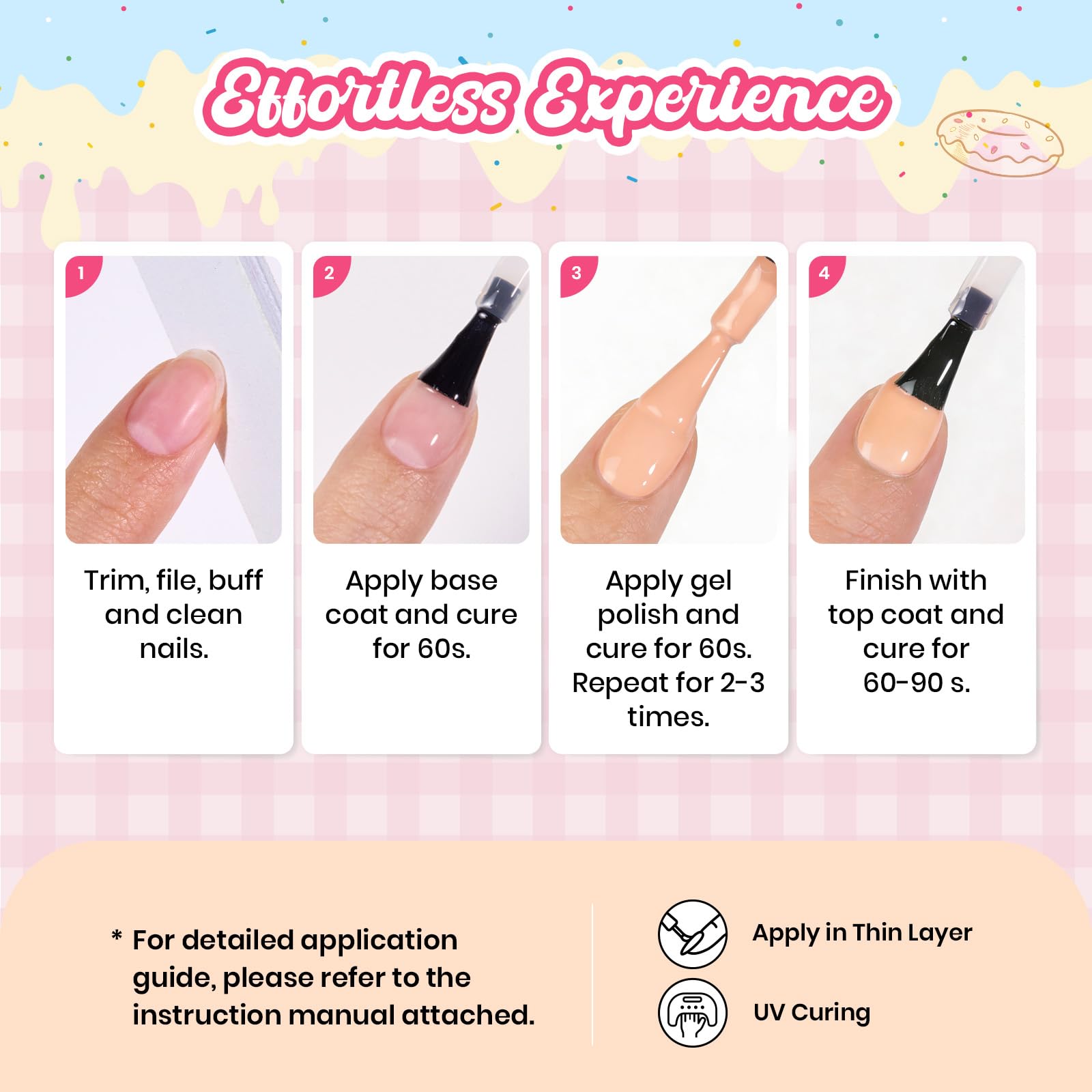 Beetles Coral Gel Nail Polish - Spring Nails Sweetie Peach Pastel Orange Gel Nail Polish