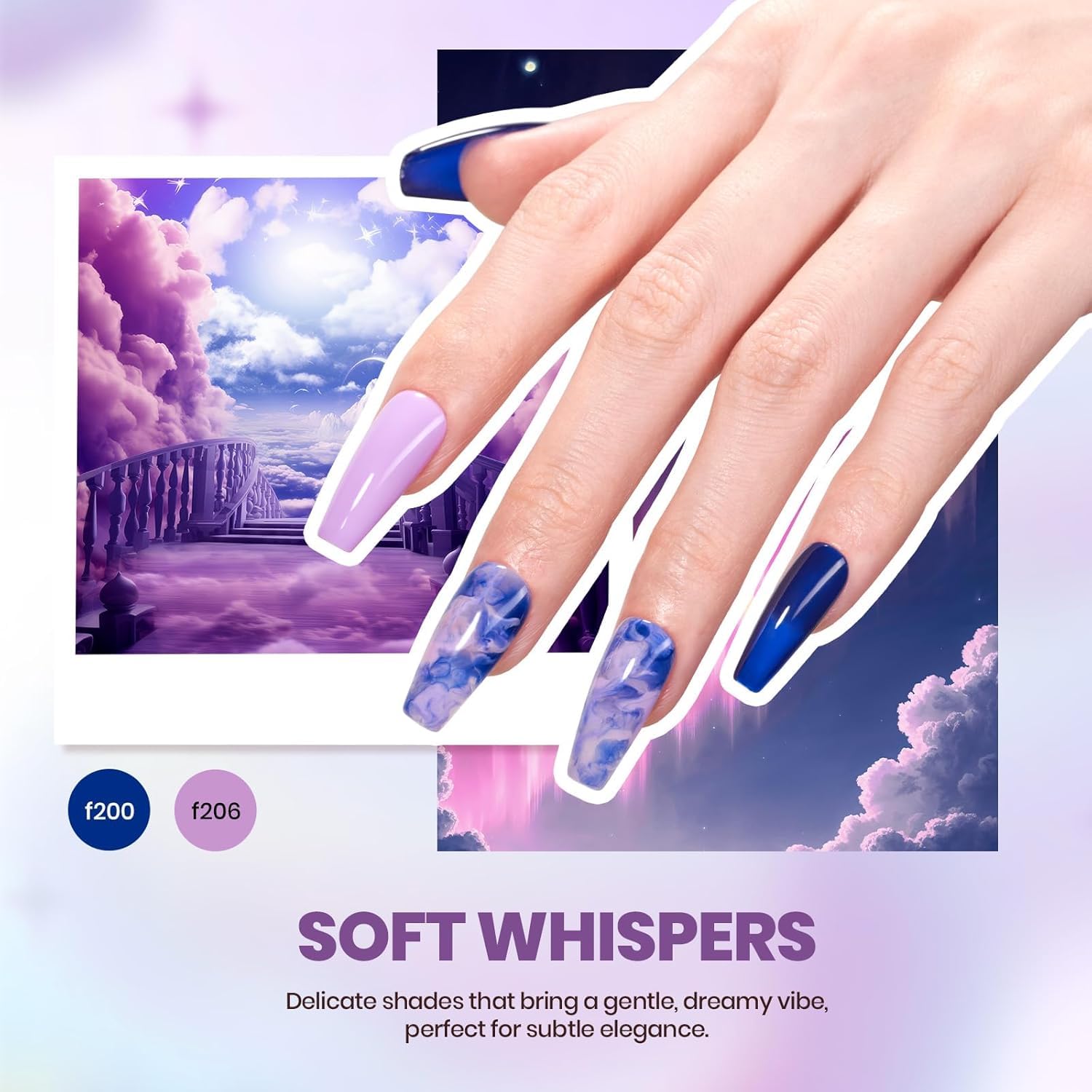Colorful Dreamscape Starter Kit: Nail Art Gels, Tools & Accessories