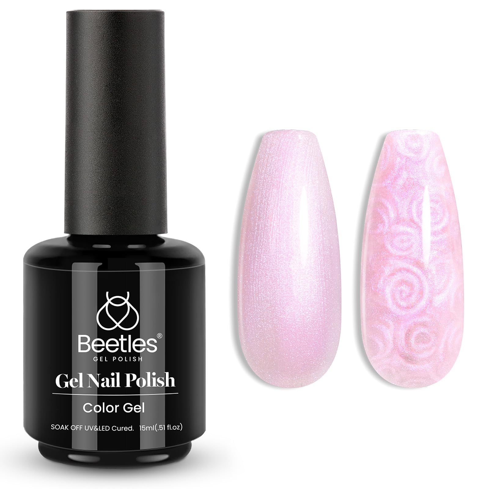 Pearlescent Pink|15ml Gel Polish Colors Glitter Gel Star Nails