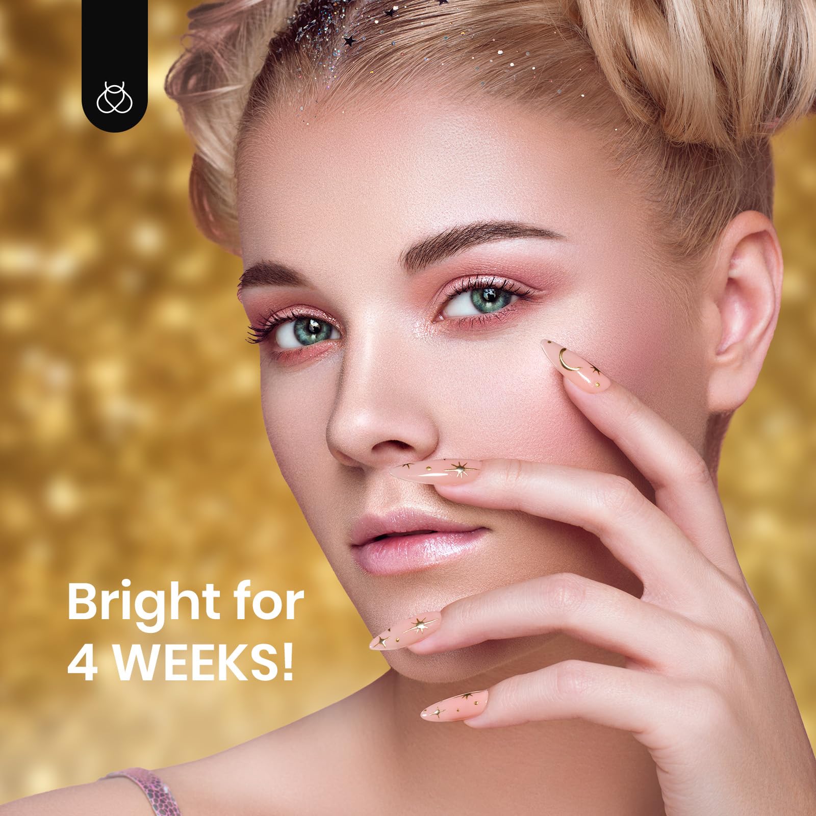 Beetles Metallic Gold Gel Liner 7ml French Tip Gel Nail Polish