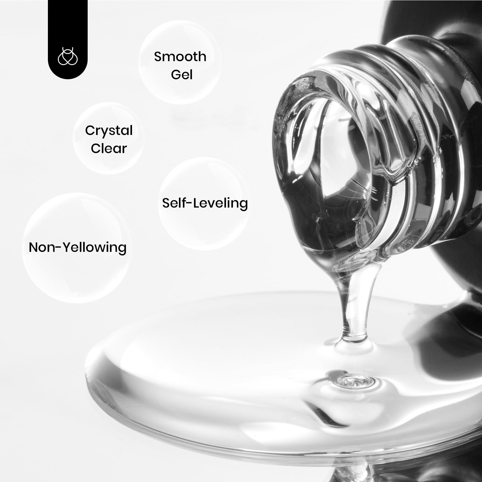 Beetles PEEL-OFF Base Coat and Top Coat Gel Nail Polish Set