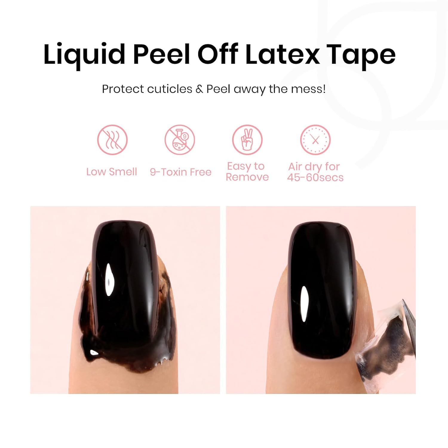 Beetles Palette Playbox Nail Stamp Gel 16Pcs French Tip Nail Stamp Kit with 8 Colors Stamper Gel Polish