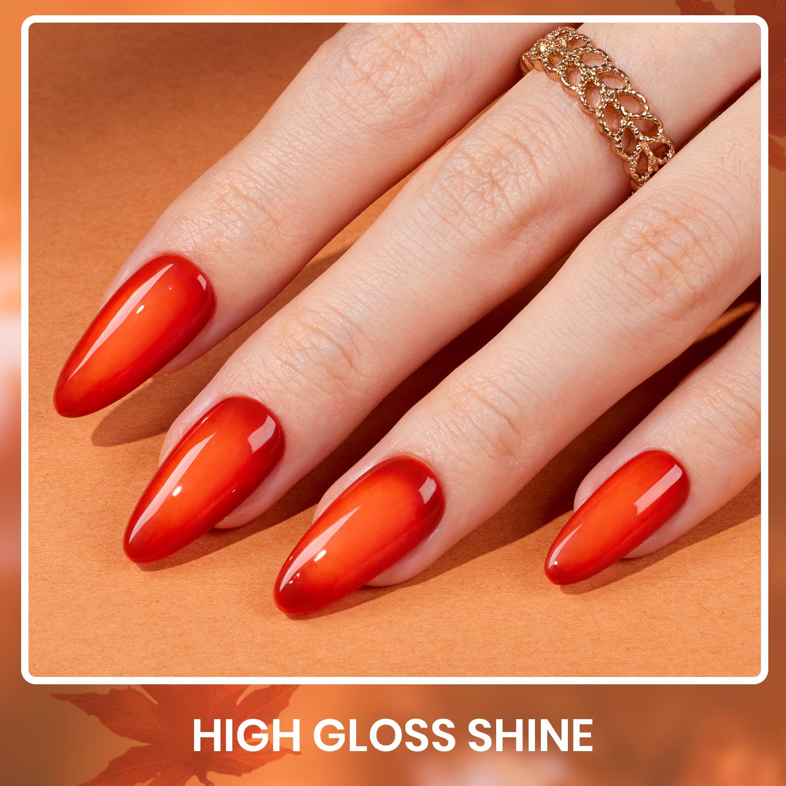 Autumn Leaves - 6 Colors Fall Gel Polish Set